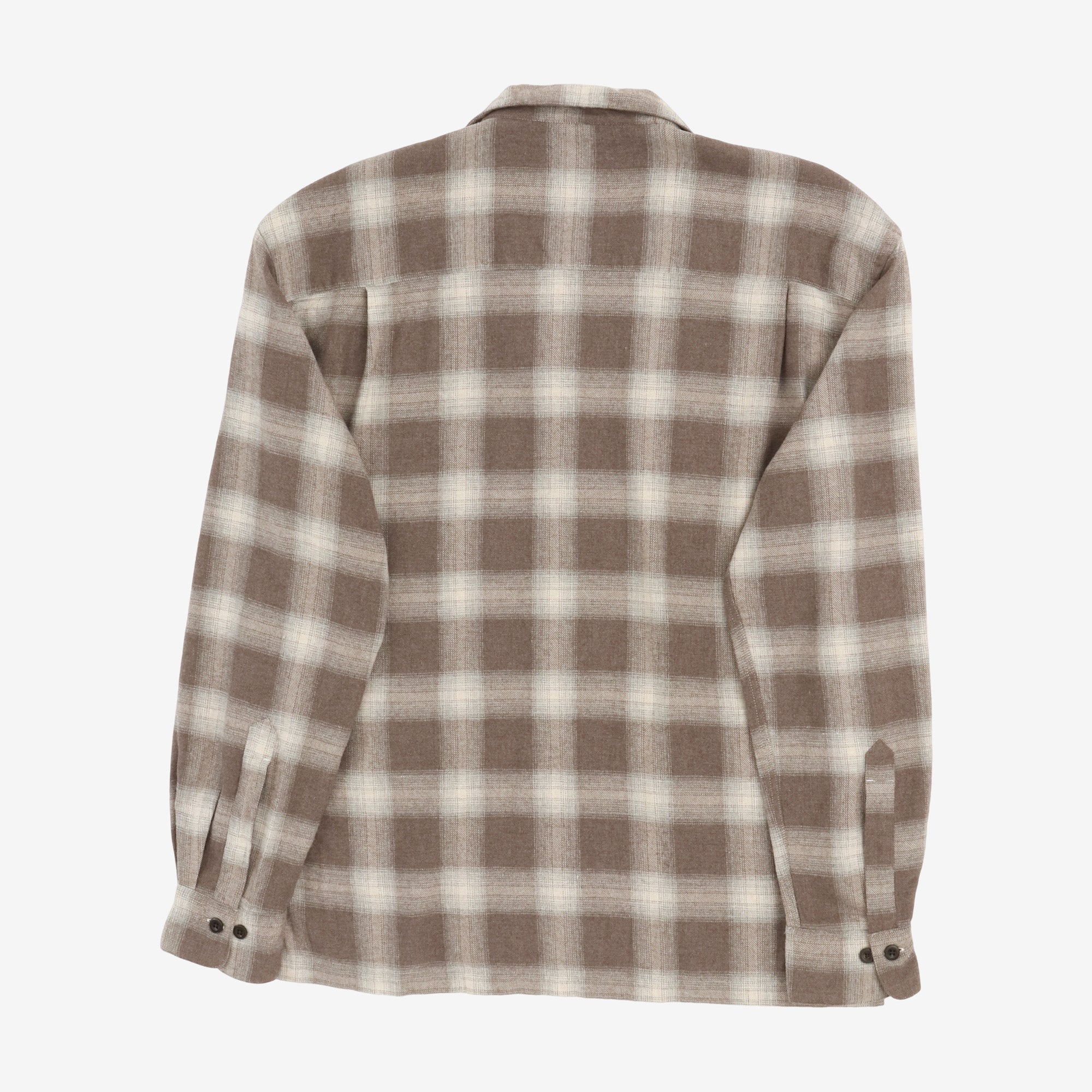 Checked Brushed Tencel Cotton Shirt