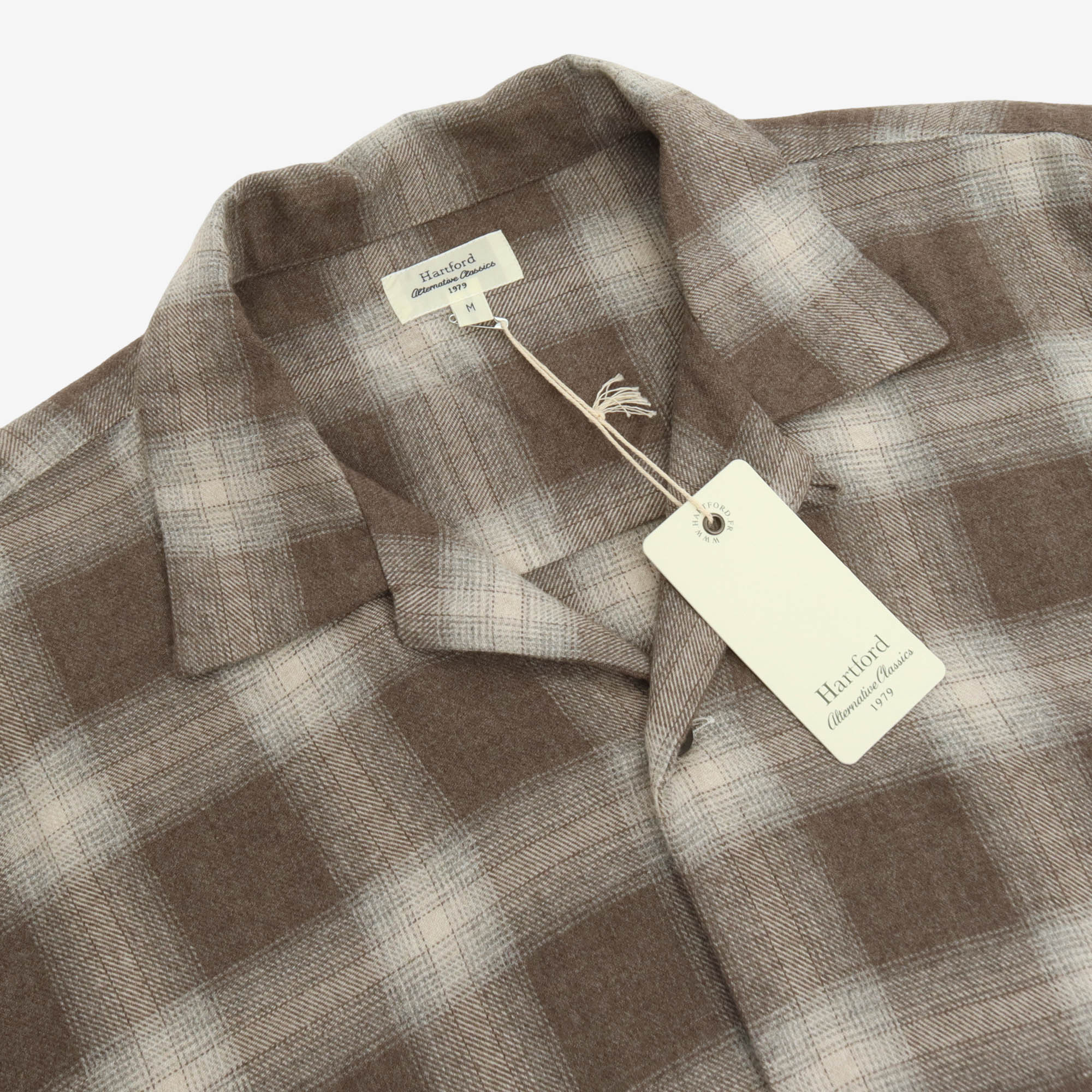 Checked Brushed Tencel Cotton Shirt