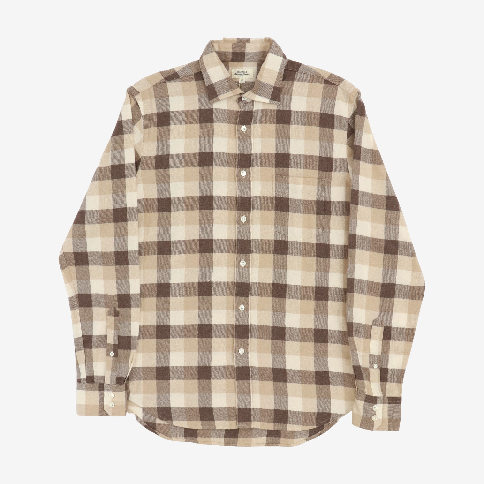 Paul Checked Tencel Blend Flannel Shirt