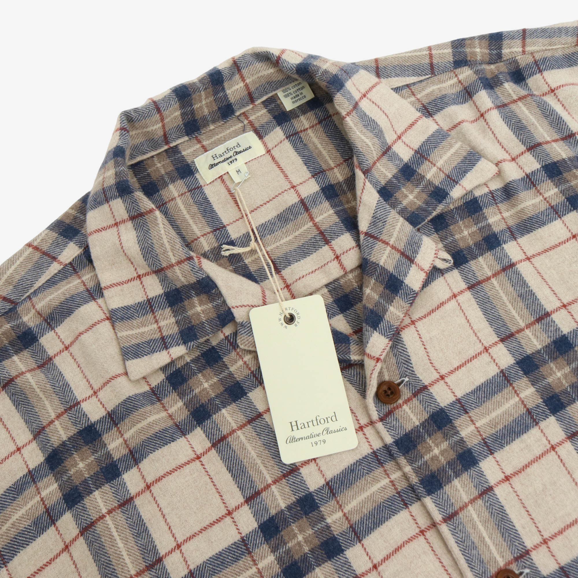 Flint Brushed Check Flannel Shirt