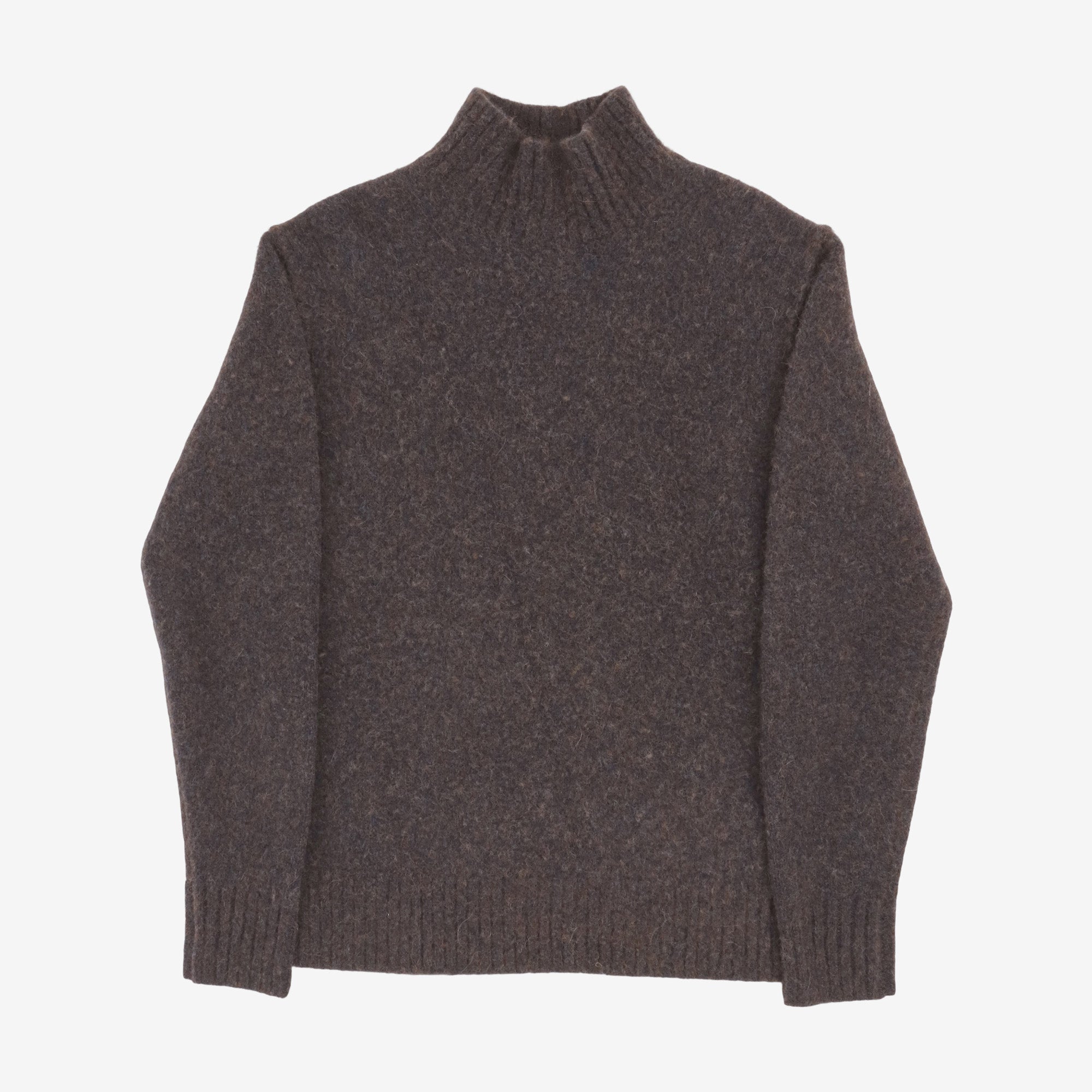 Turtle Neck Wool Blend Sweater