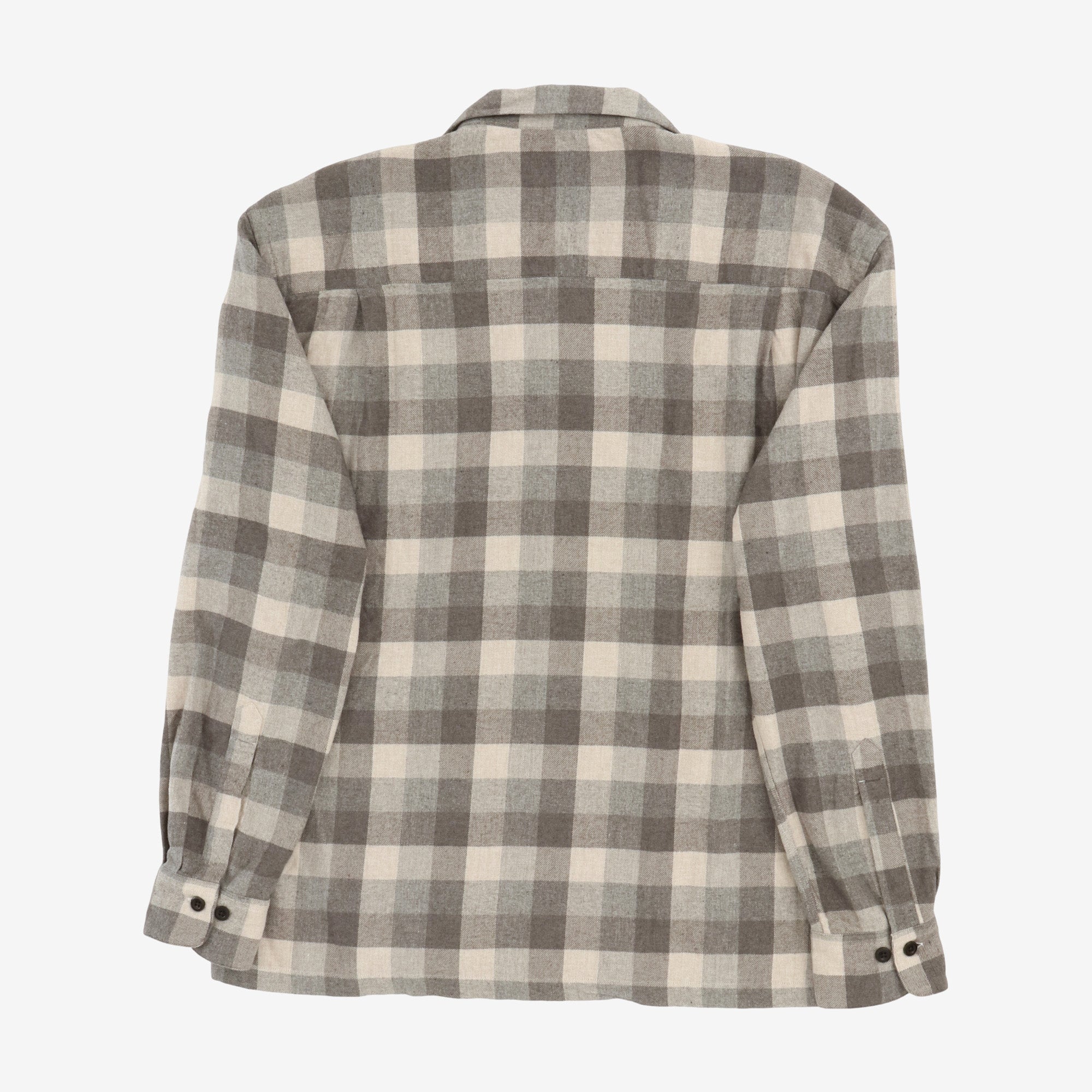Checked Brushed Tencel Cotton Shirt