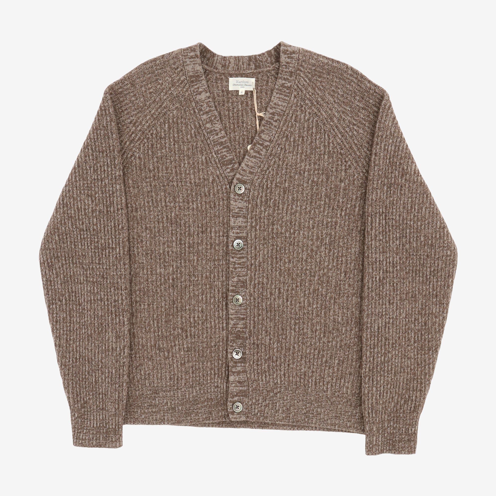 Marl Wool Cashmere Cardigan