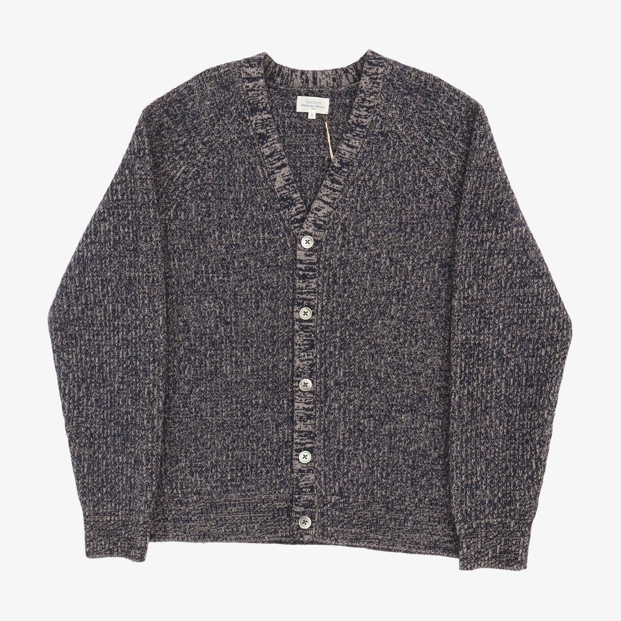 Marl Wool Cashmere Cardigan