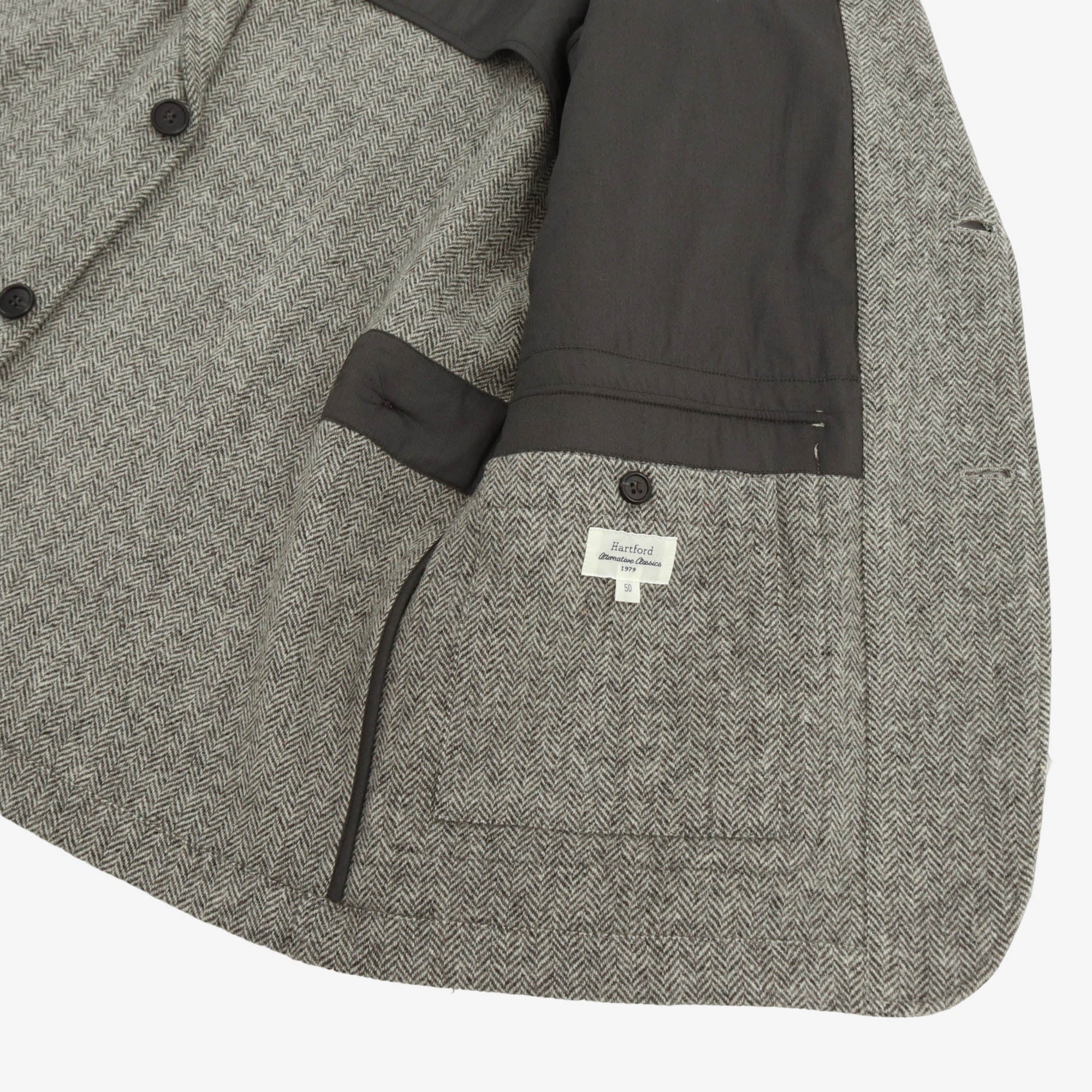 Joey Herringbone Wool Jacket