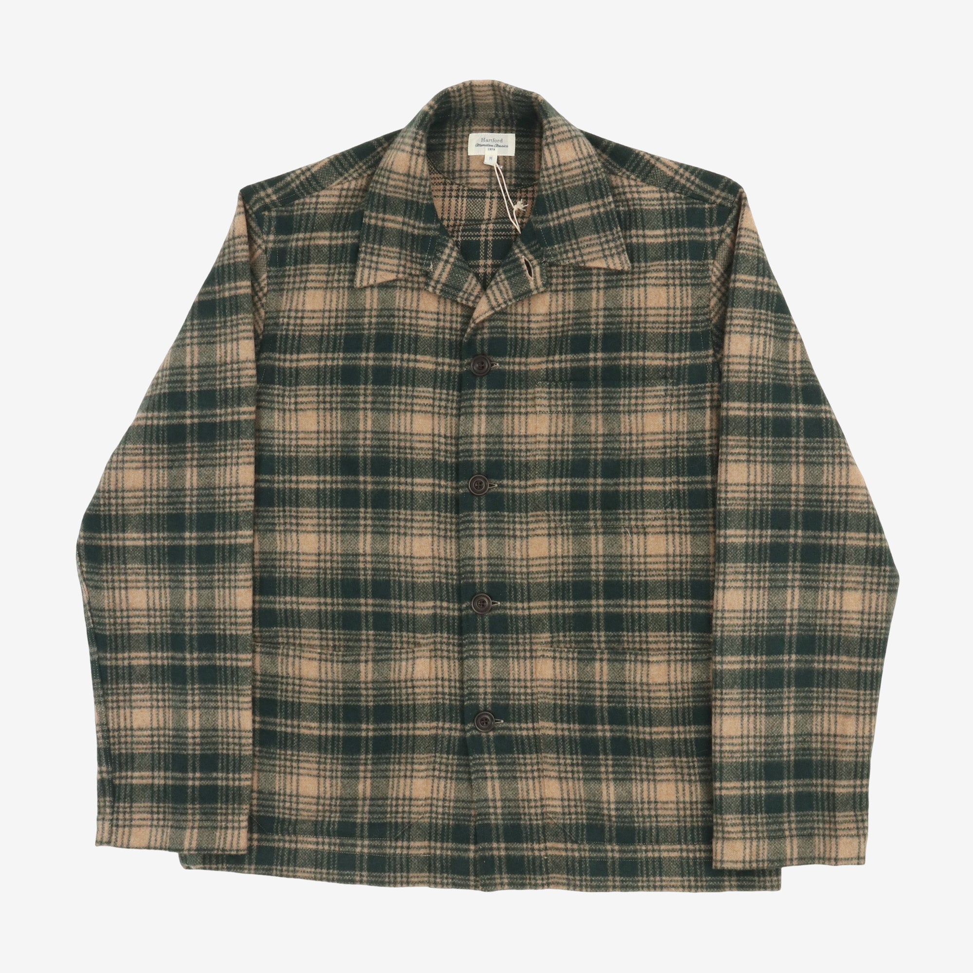 Perry Checked Wool Blend Shirt