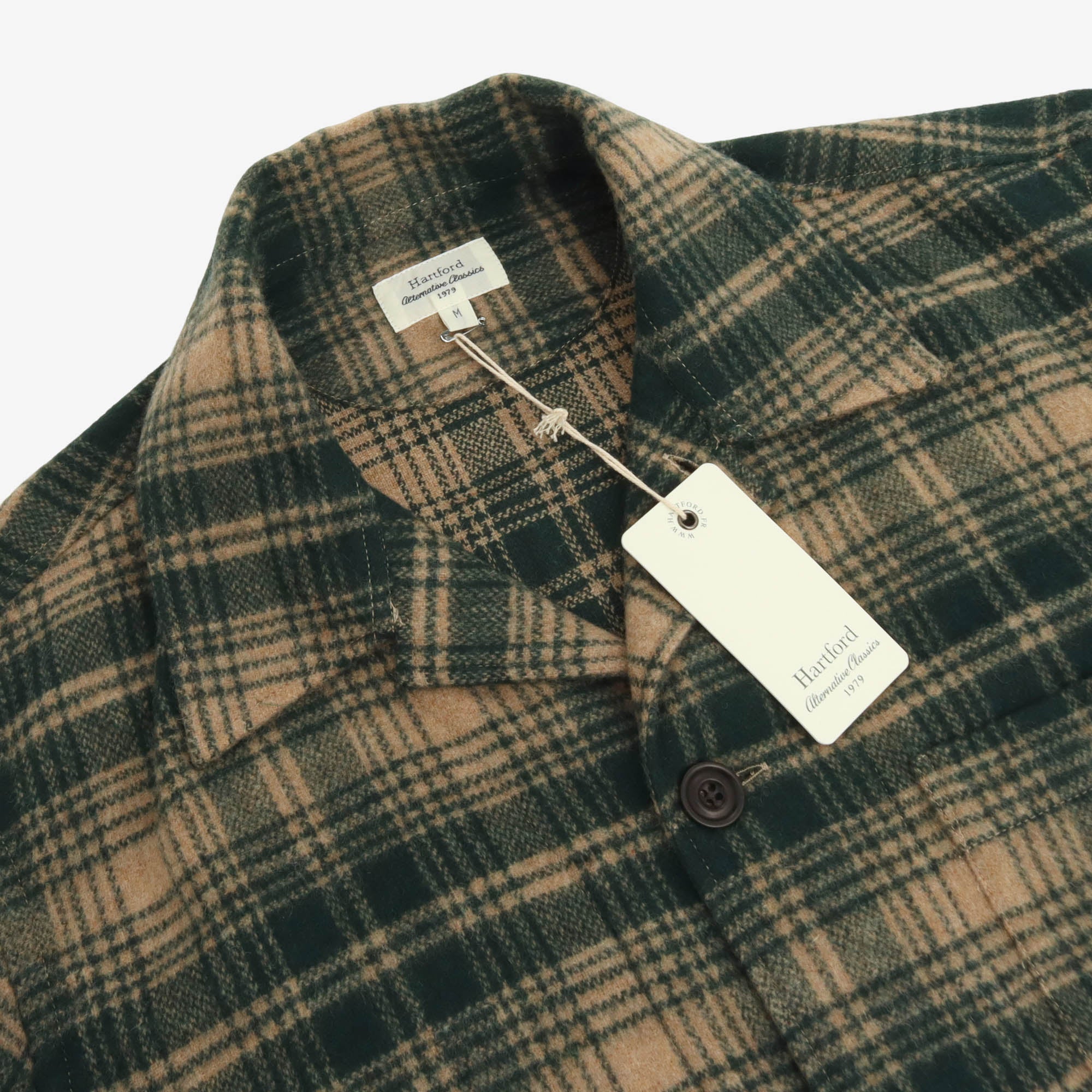 Perry Checked Wool Blend Shirt