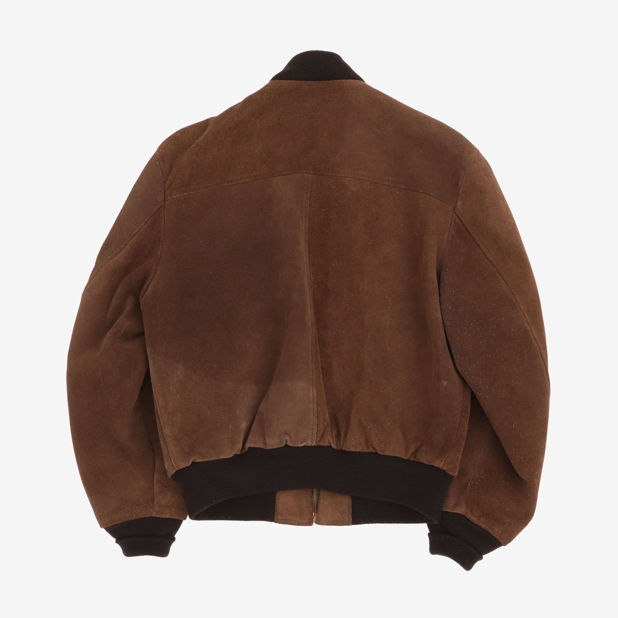 Suede Bomber Jacket