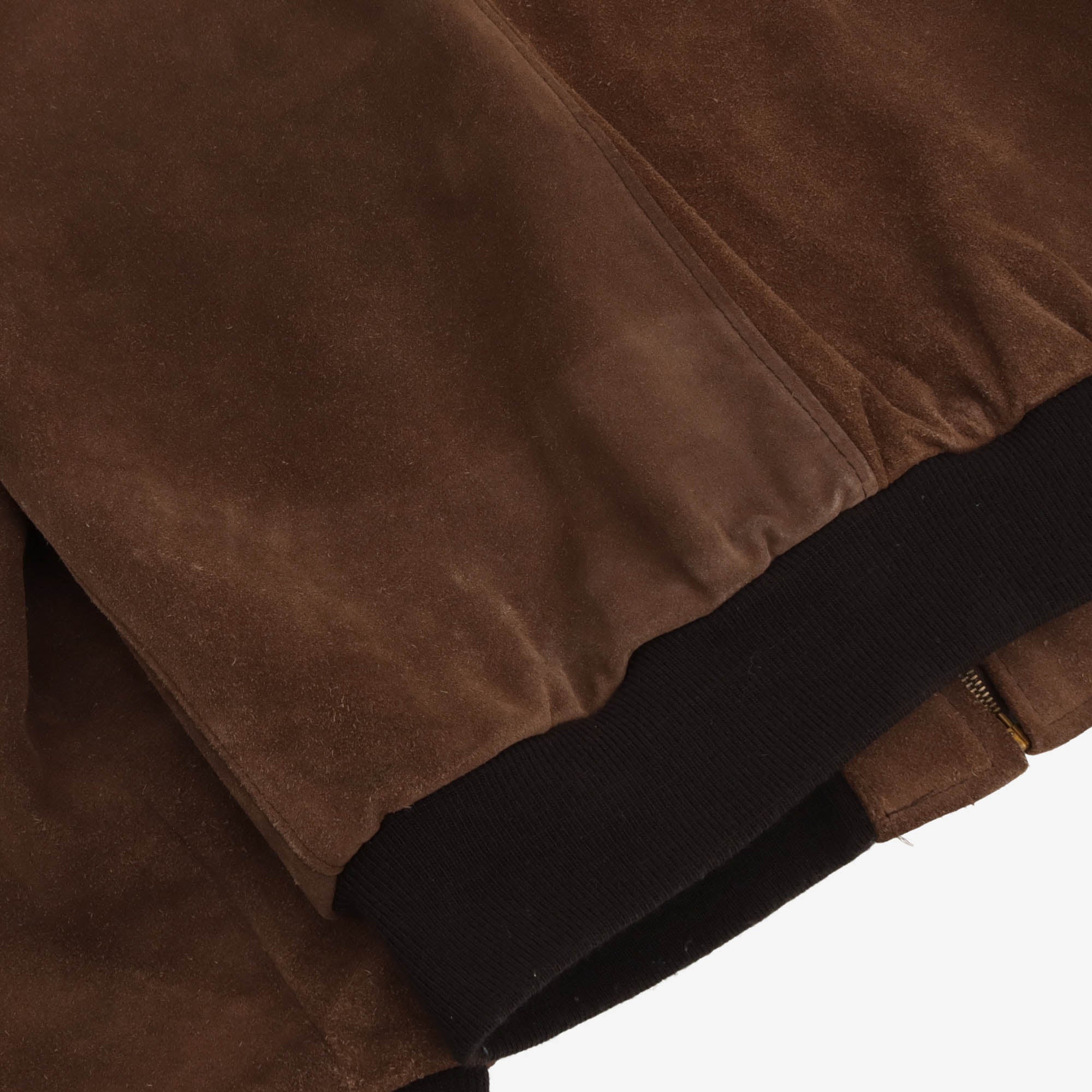 Suede Bomber Jacket