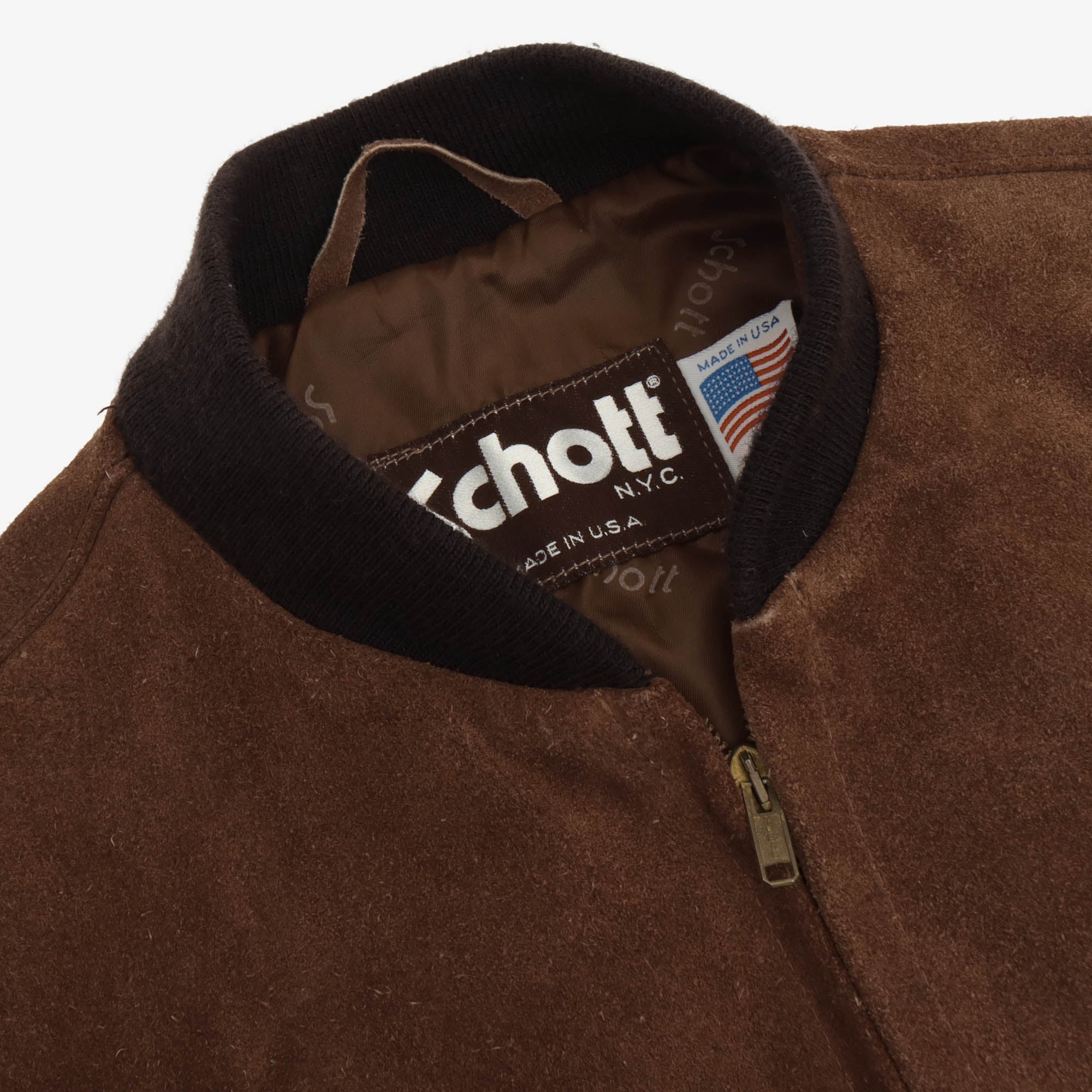 Suede Bomber Jacket