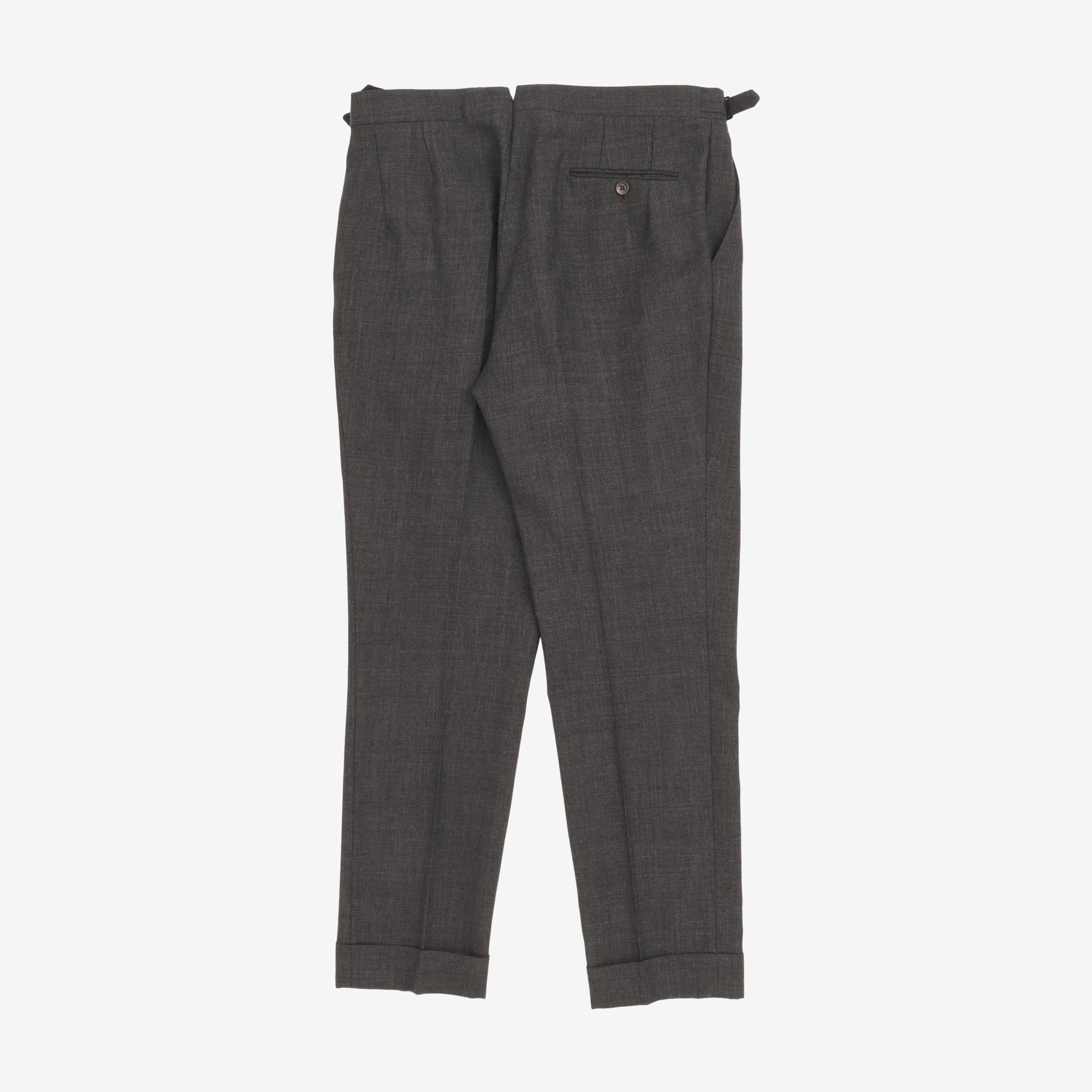 Pleated Wool Trousers (36W X 31L)