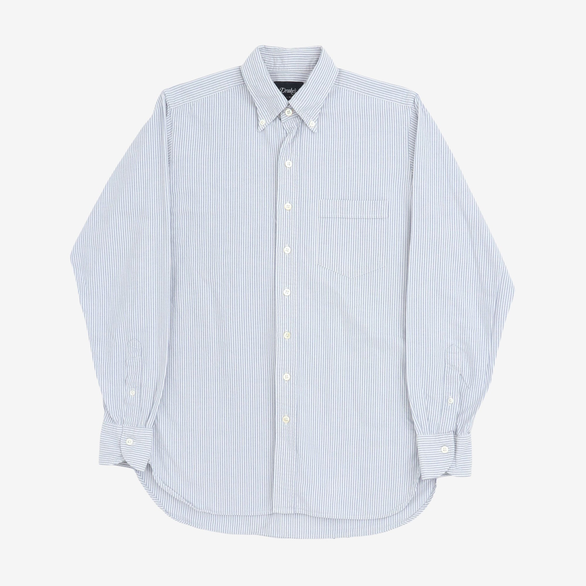Ticking Stripe Oxford BD Shirt