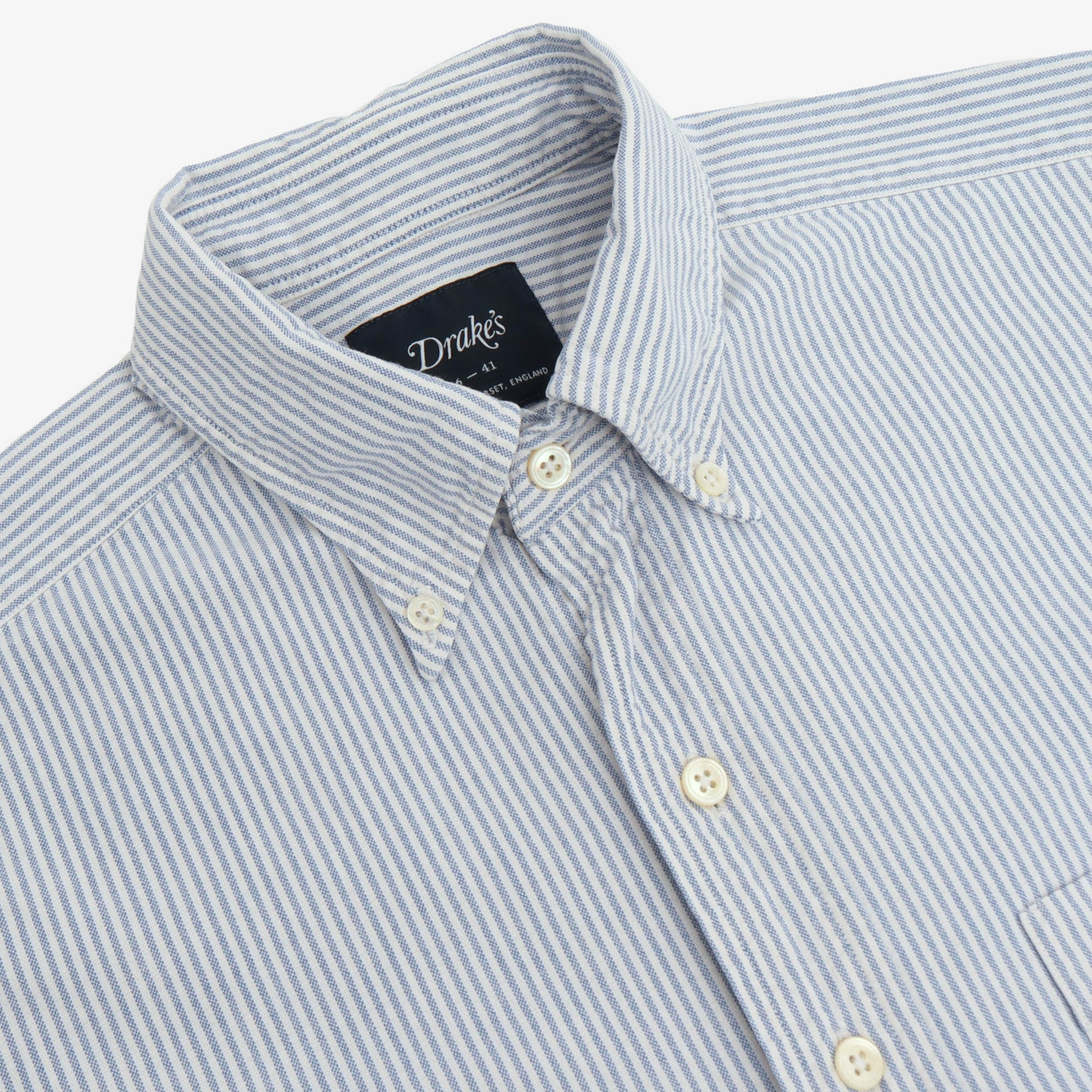 Ticking Stripe Oxford BD Shirt
