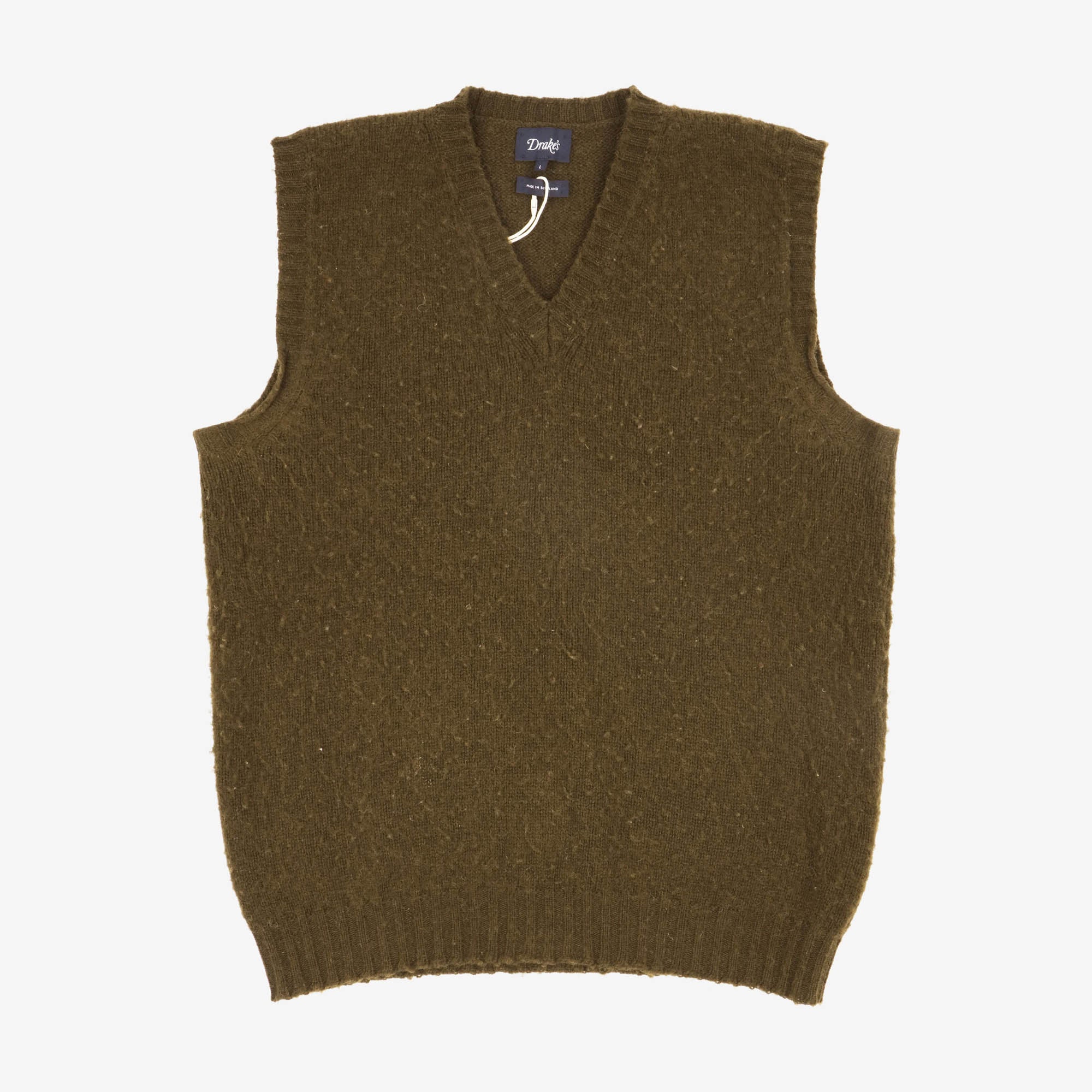 Brushed Wool Sweater Vest