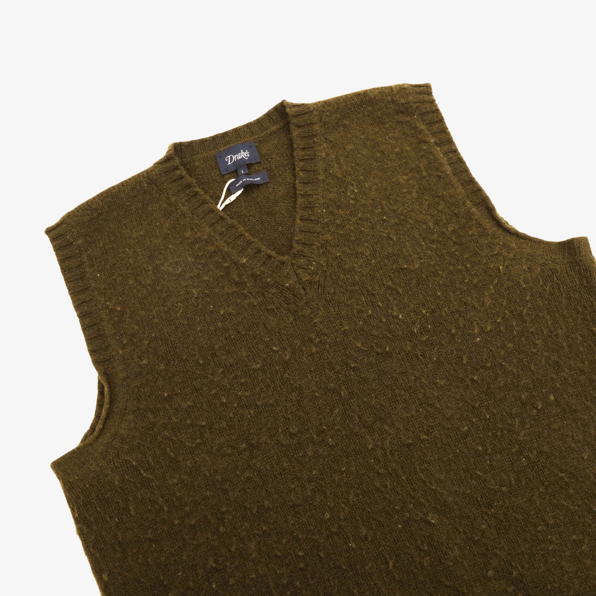 Brushed Wool Sweater Vest