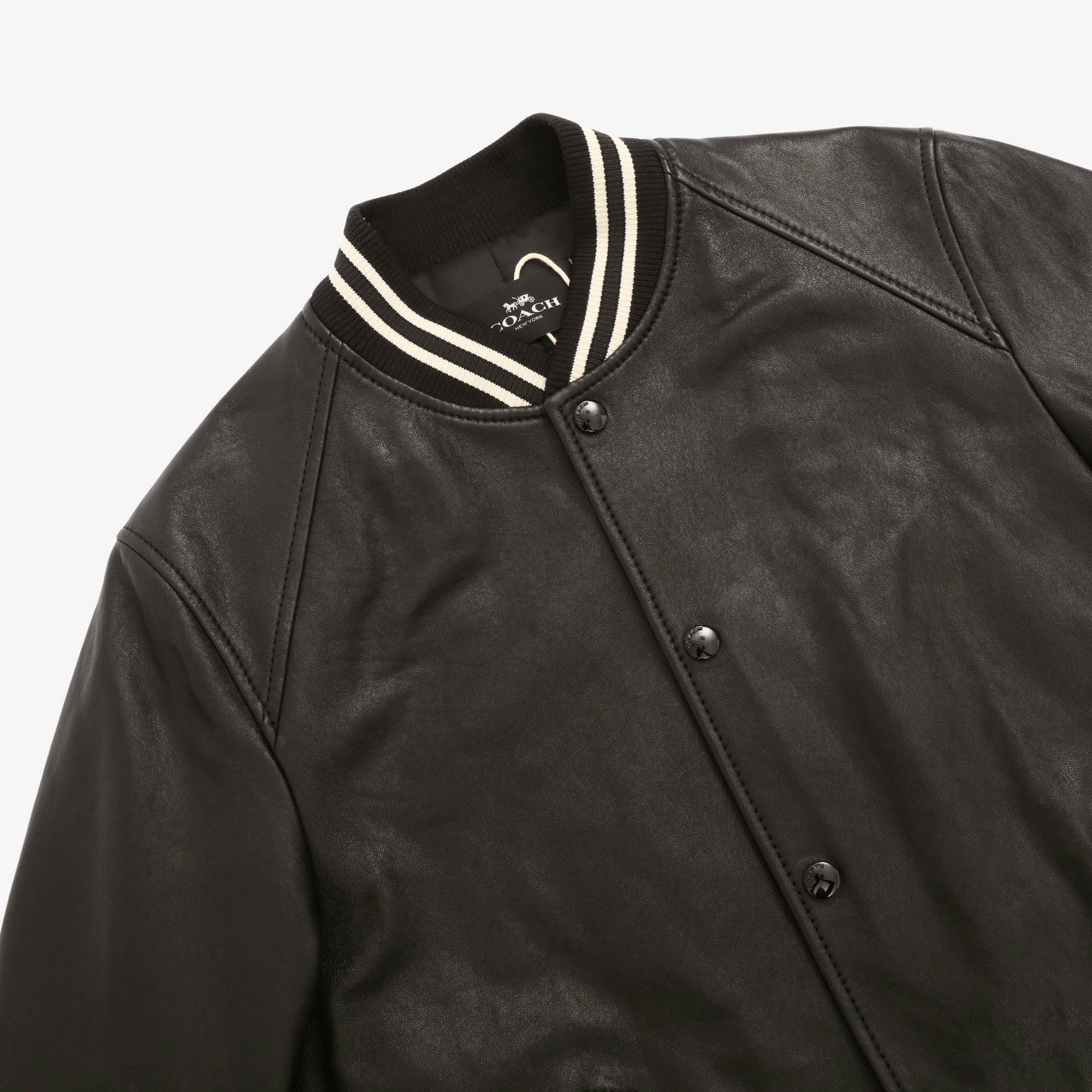 Leather Varsity Jacket
