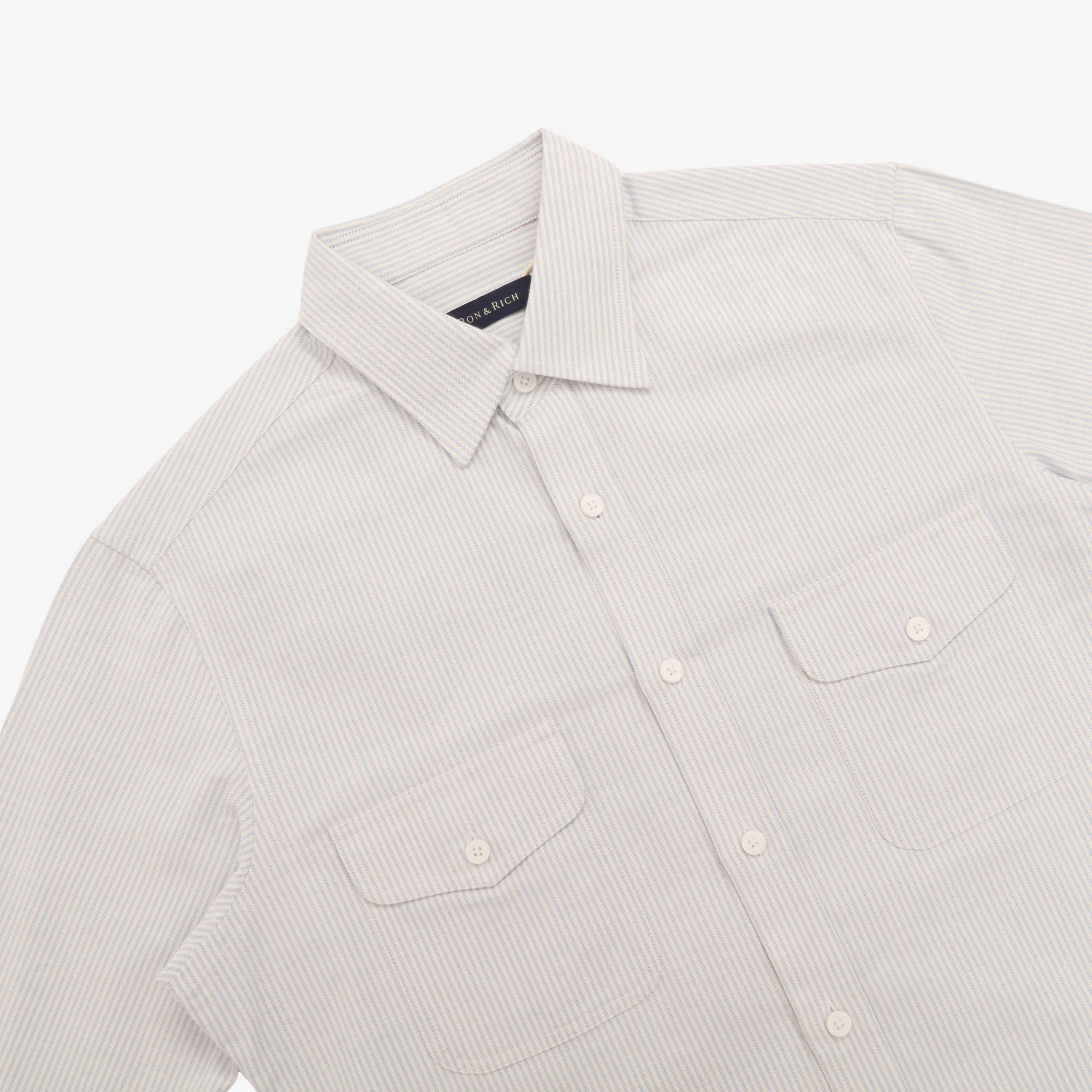 Bespoke Striped Utility Shirt (Permanent Stlye Cloth)