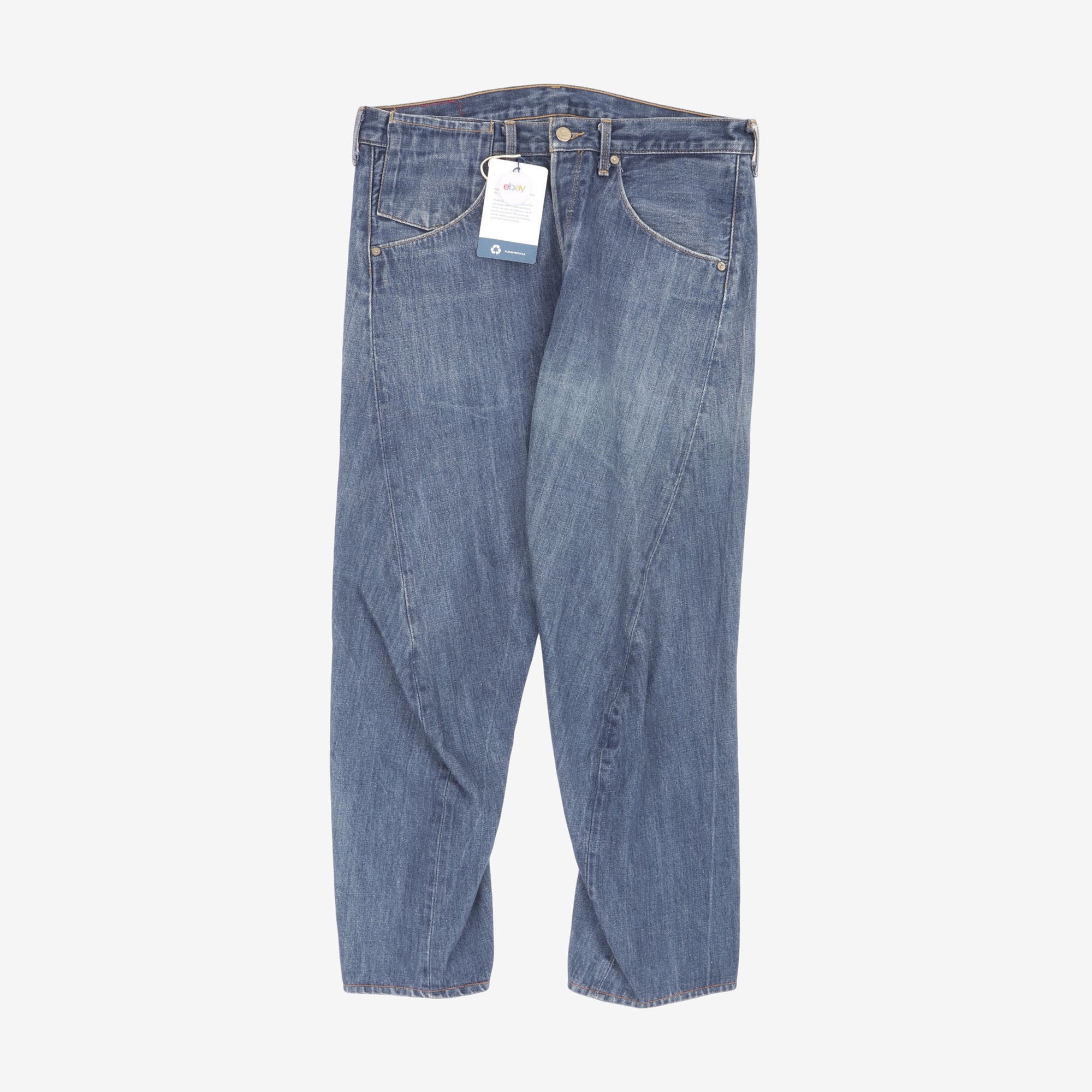 Red Twisted 2003 Engineered Selvedge Denim (34W X 28L)