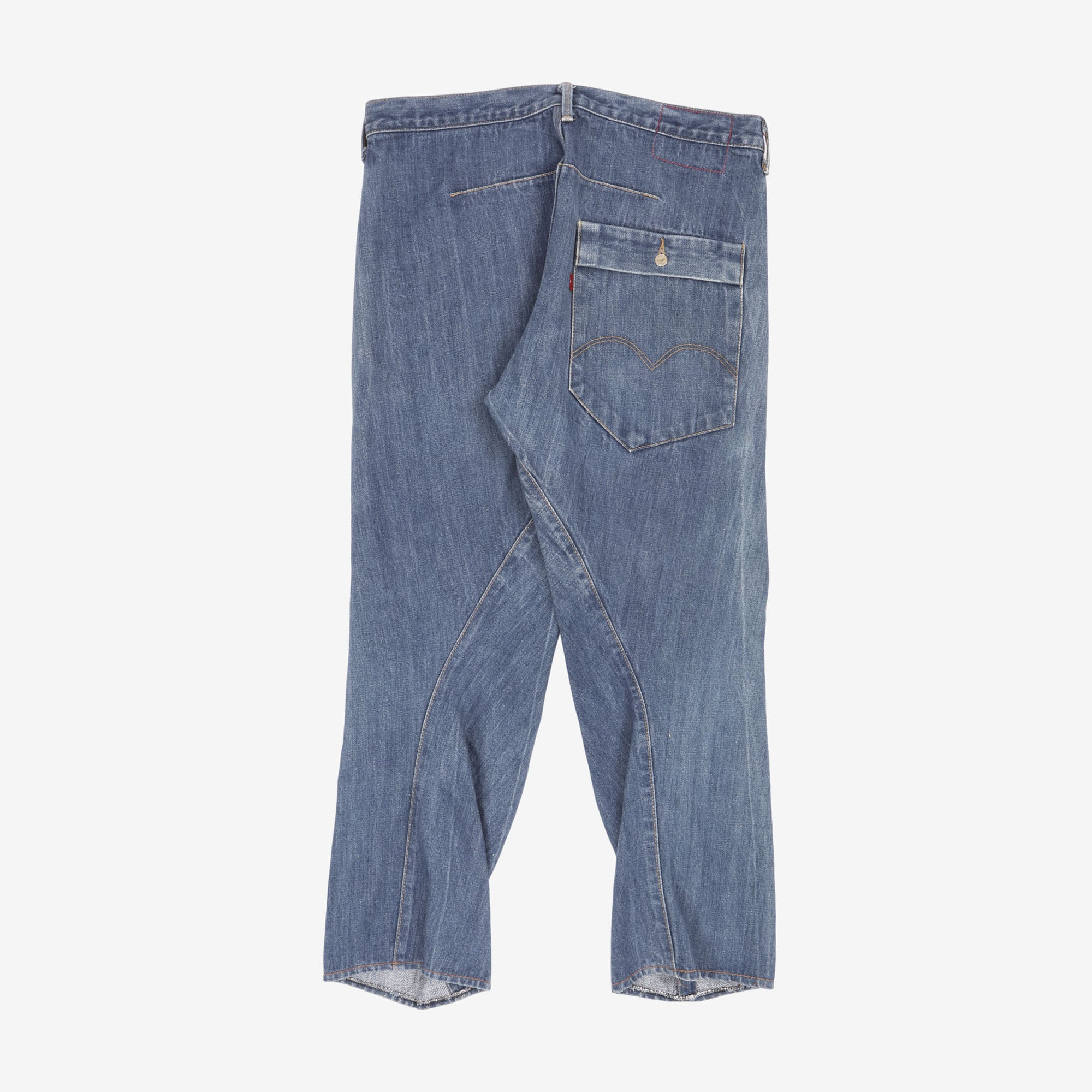Red Twisted 2003 Engineered Selvedge Denim (34W X 28L)