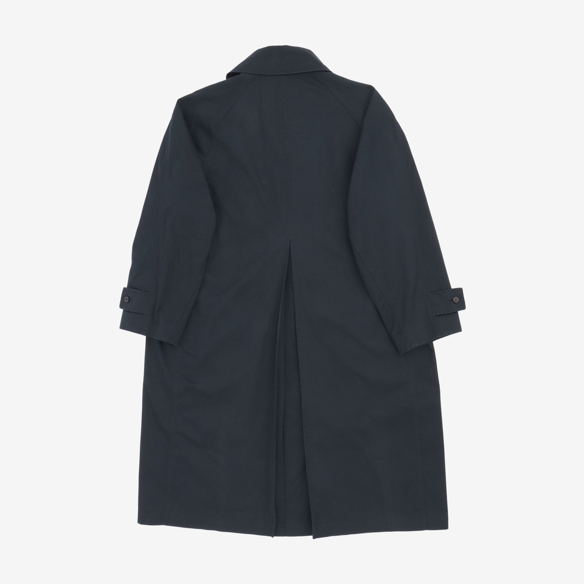 Inverted Pleats Balmacaan Coat