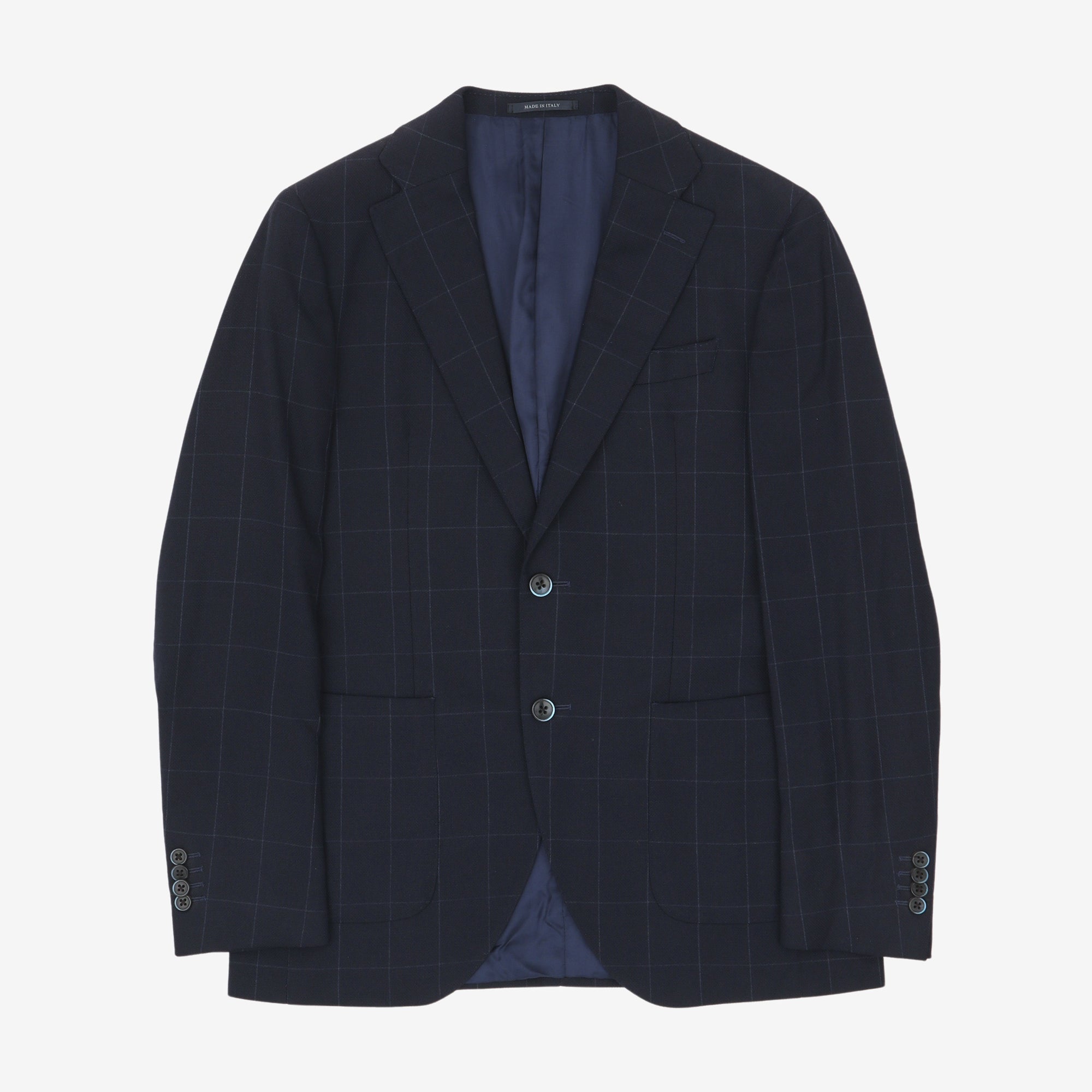 Windowpane Check Blazer