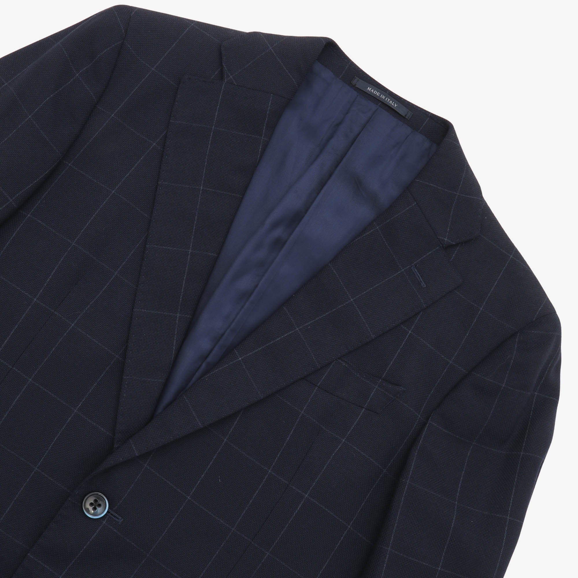 Windowpane Check Blazer