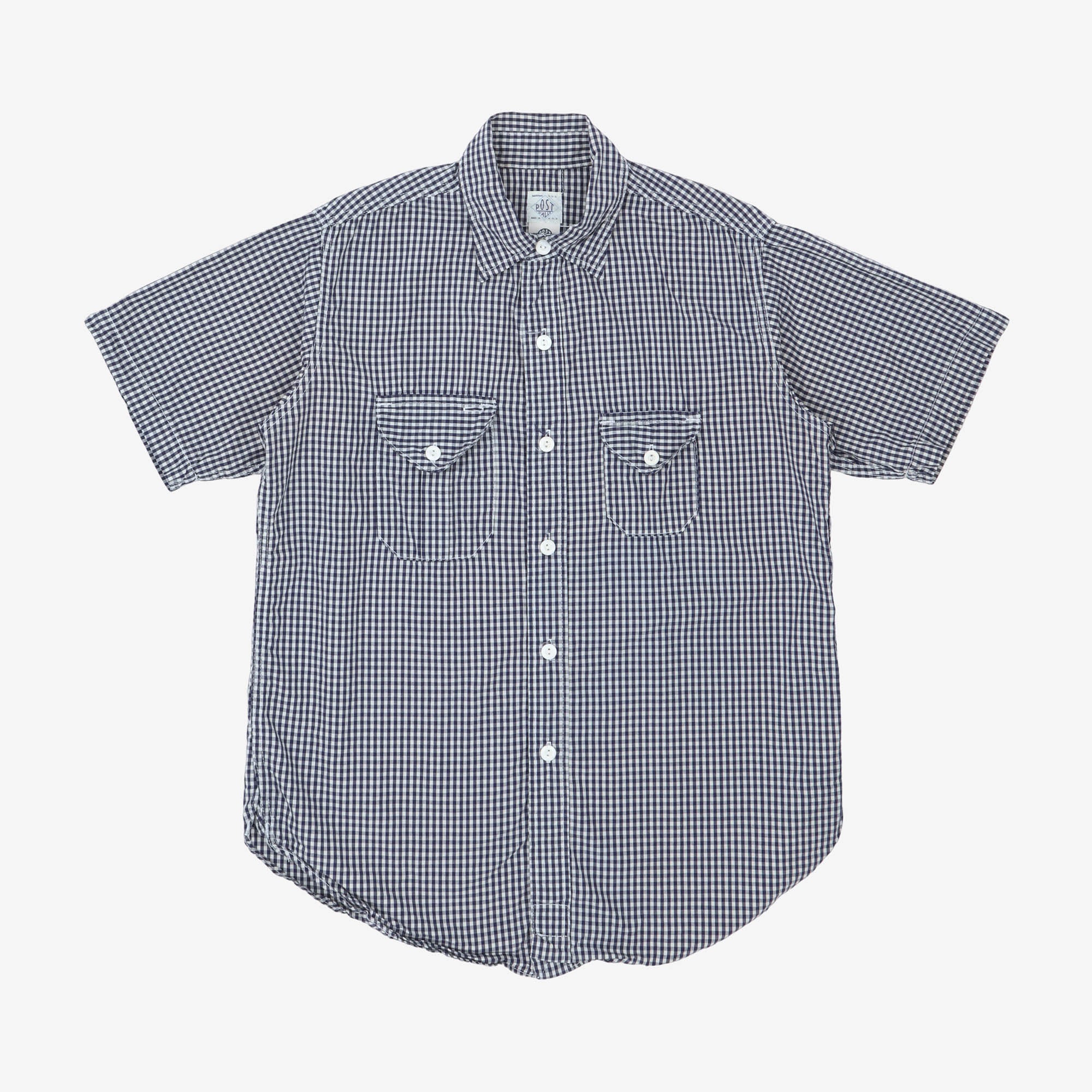 SS Gingham Check Work Shirt