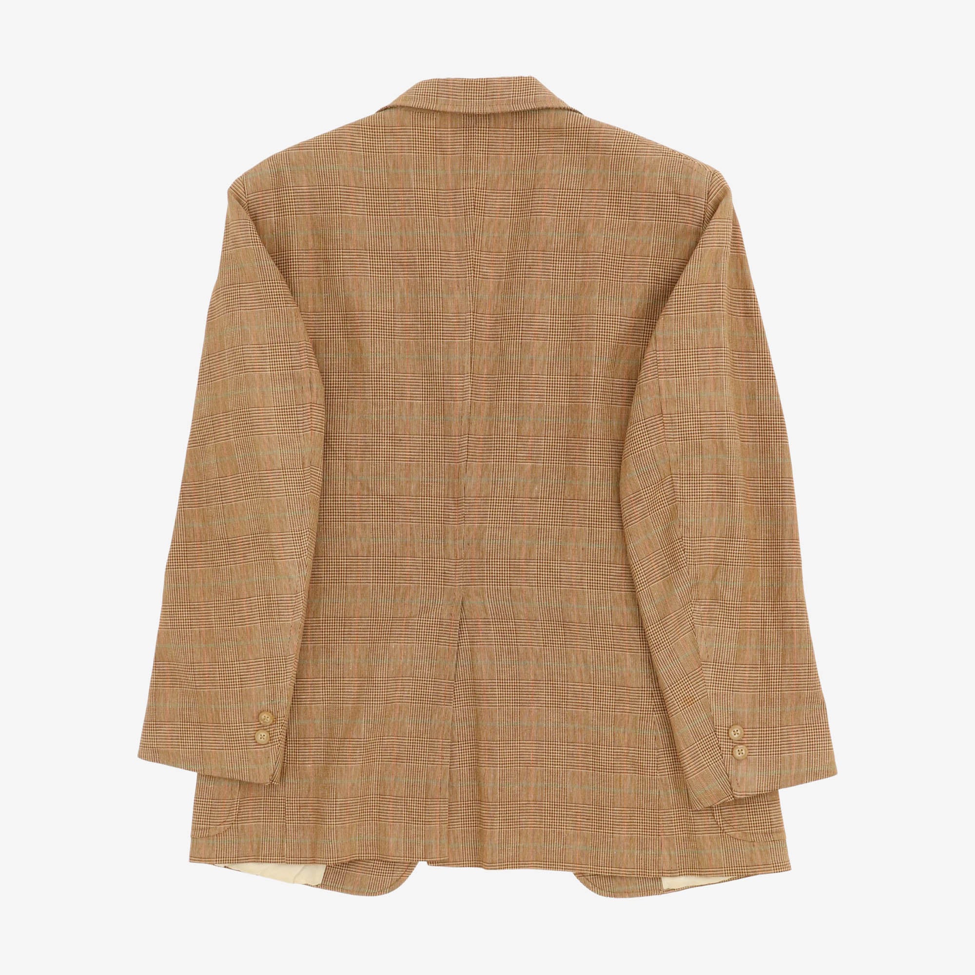 Check Plaid Wool Suit
