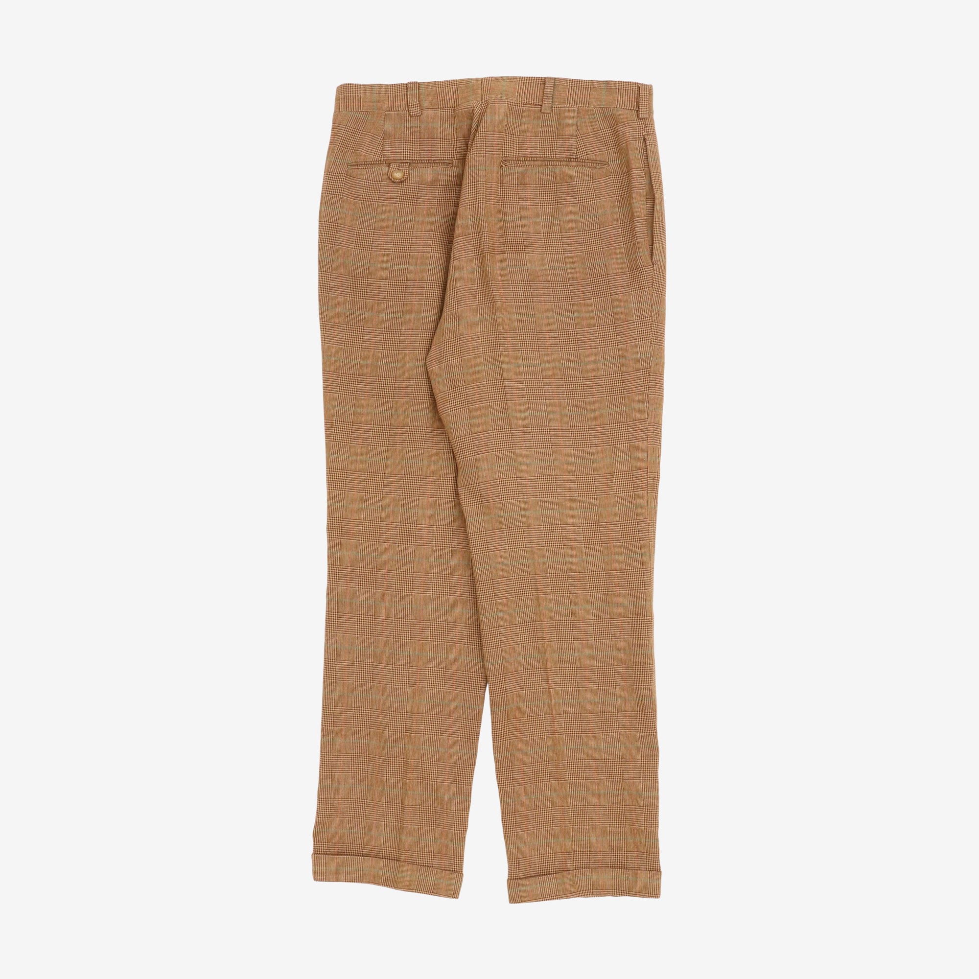Check Plaid Wool Suit