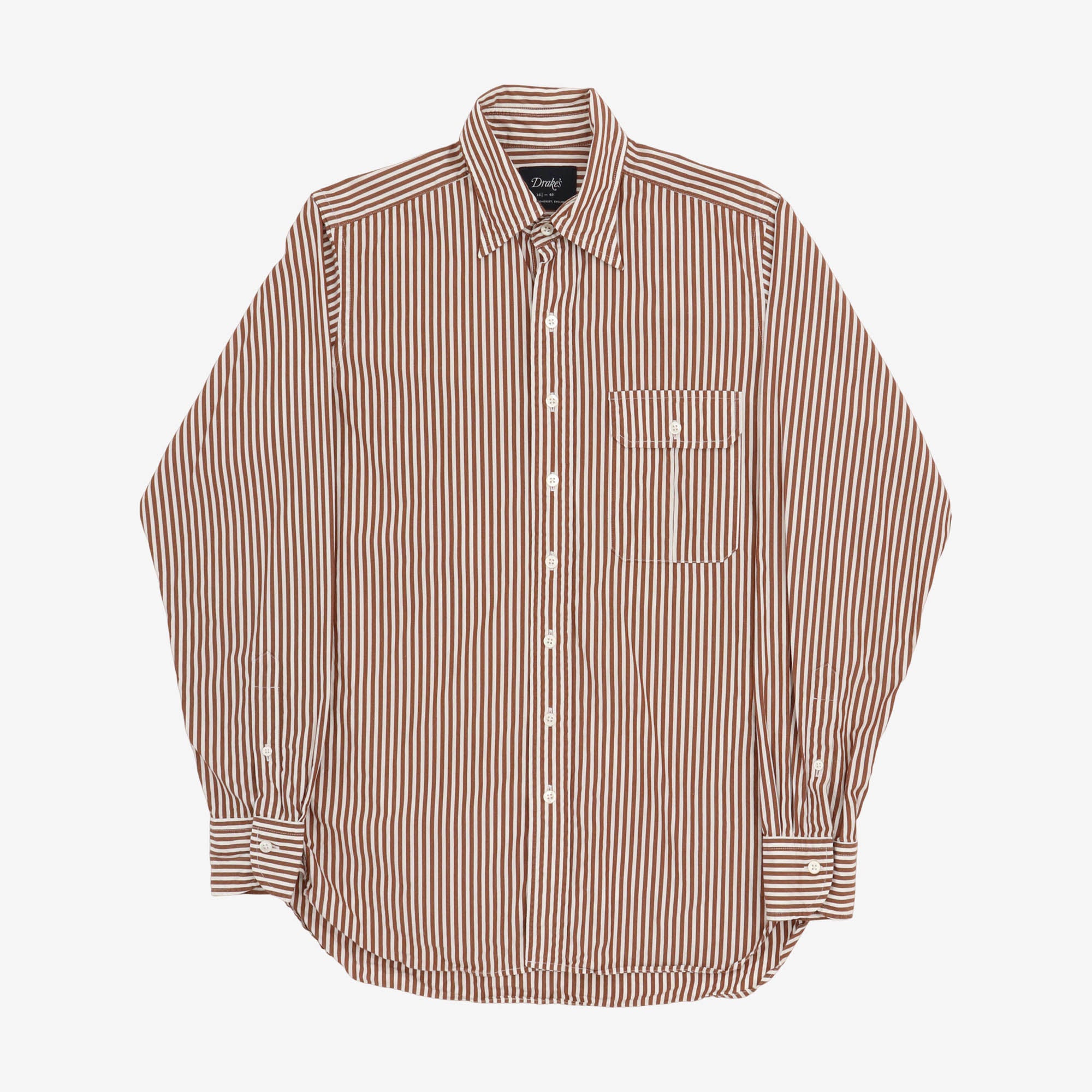 Bengal Stripe Spread Collar Shirt