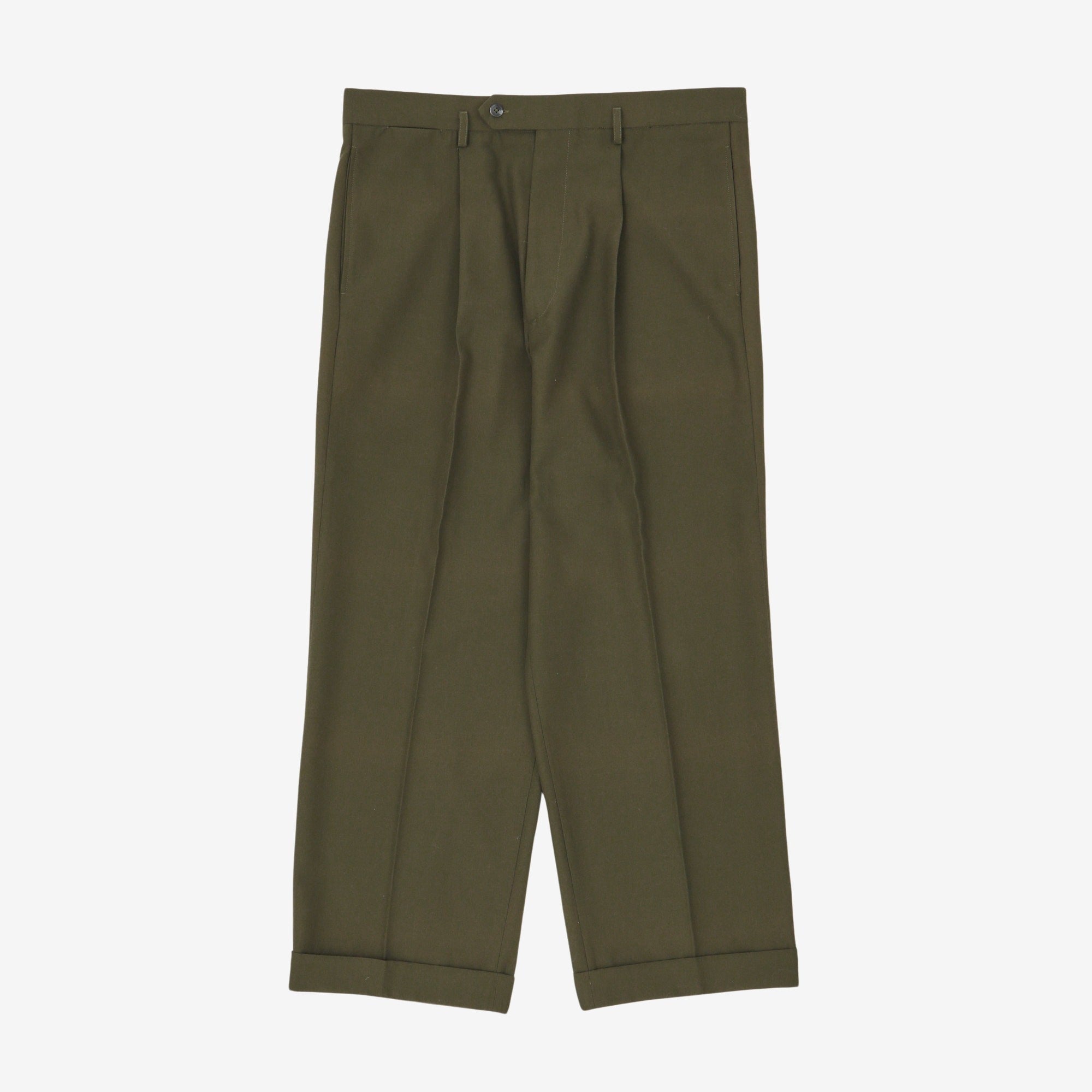 Vintage Wool Mohair Trousers (36W, 29L)