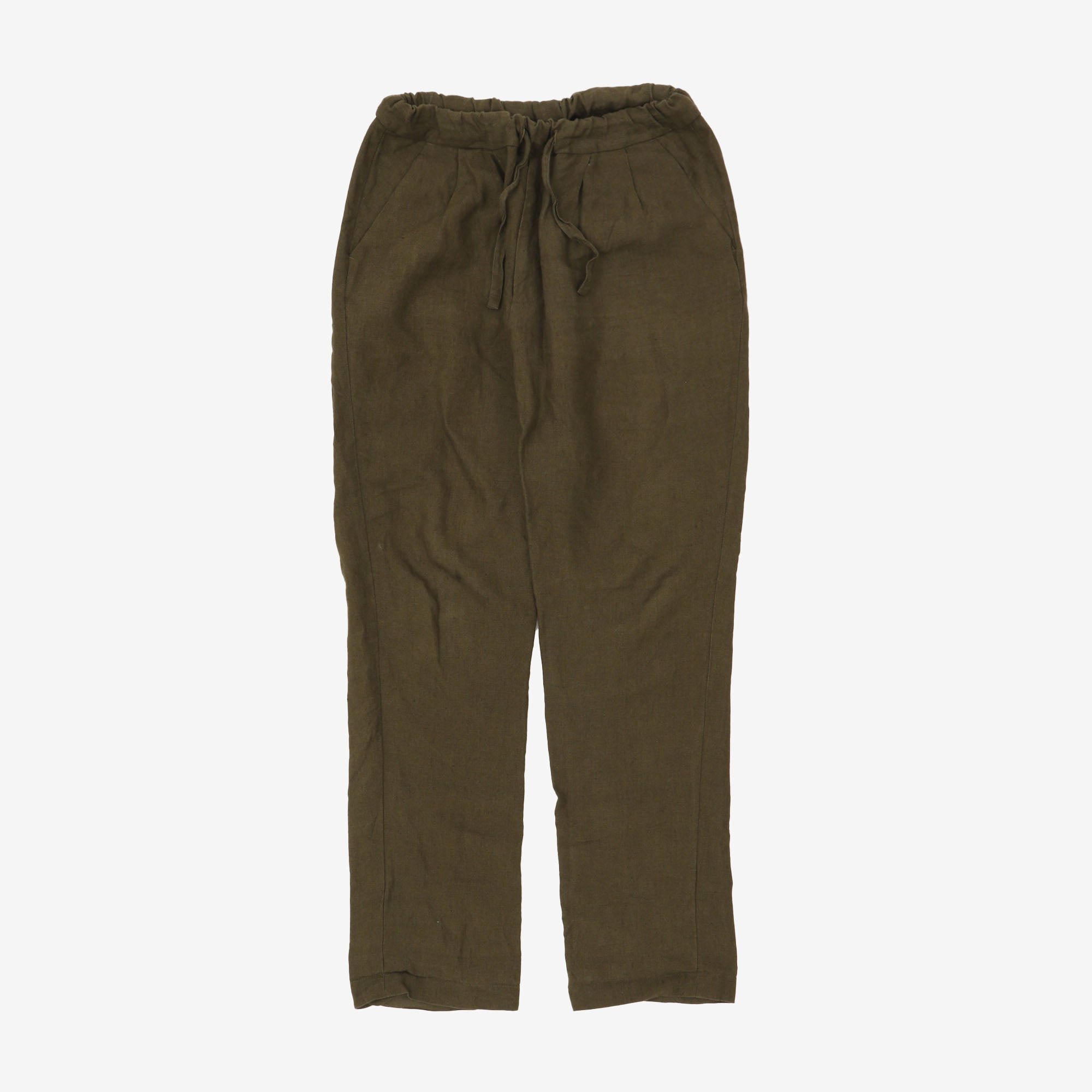 Linen Drawstring Trouser