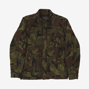 Quillted Military Camo Jacket