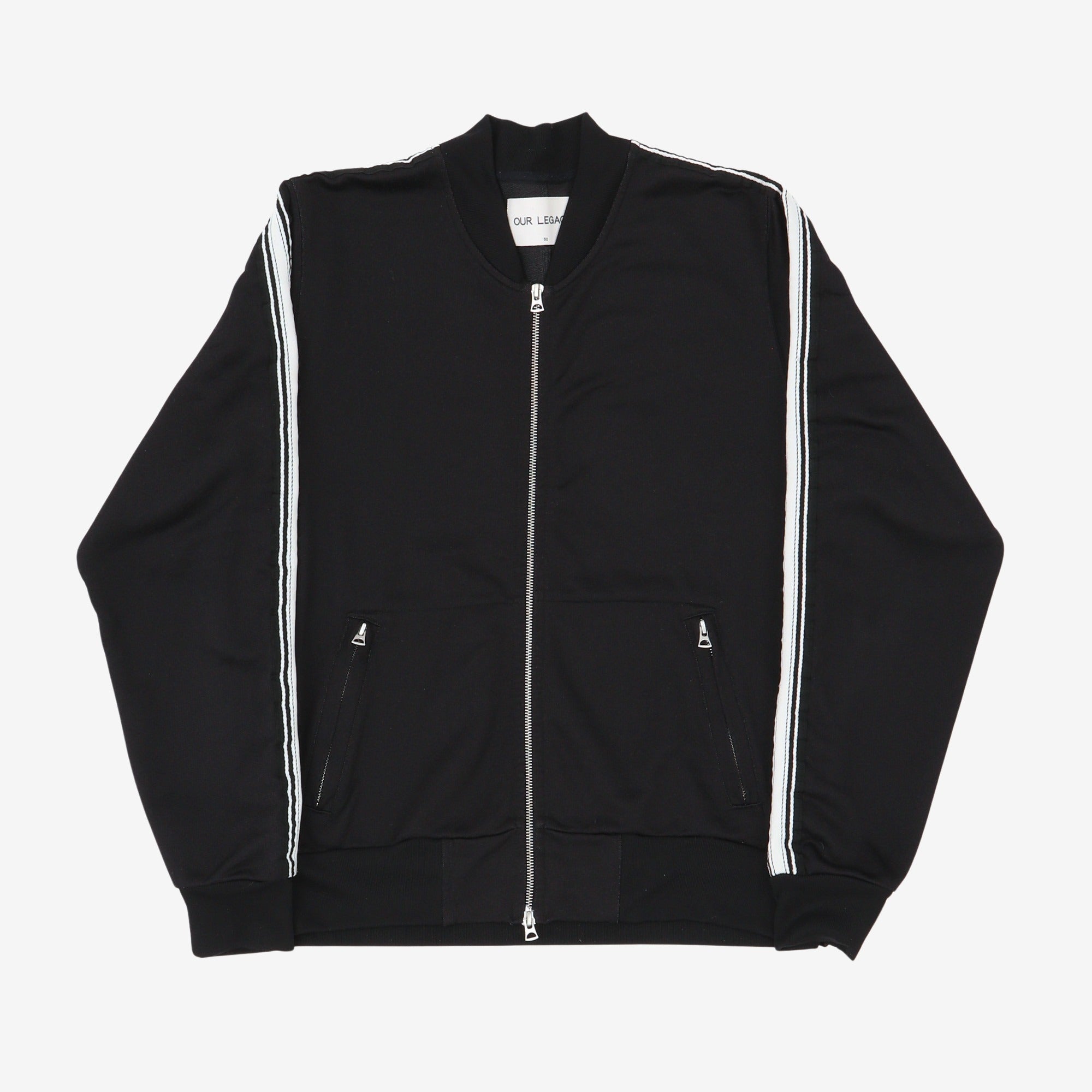 Zip Through Track Top