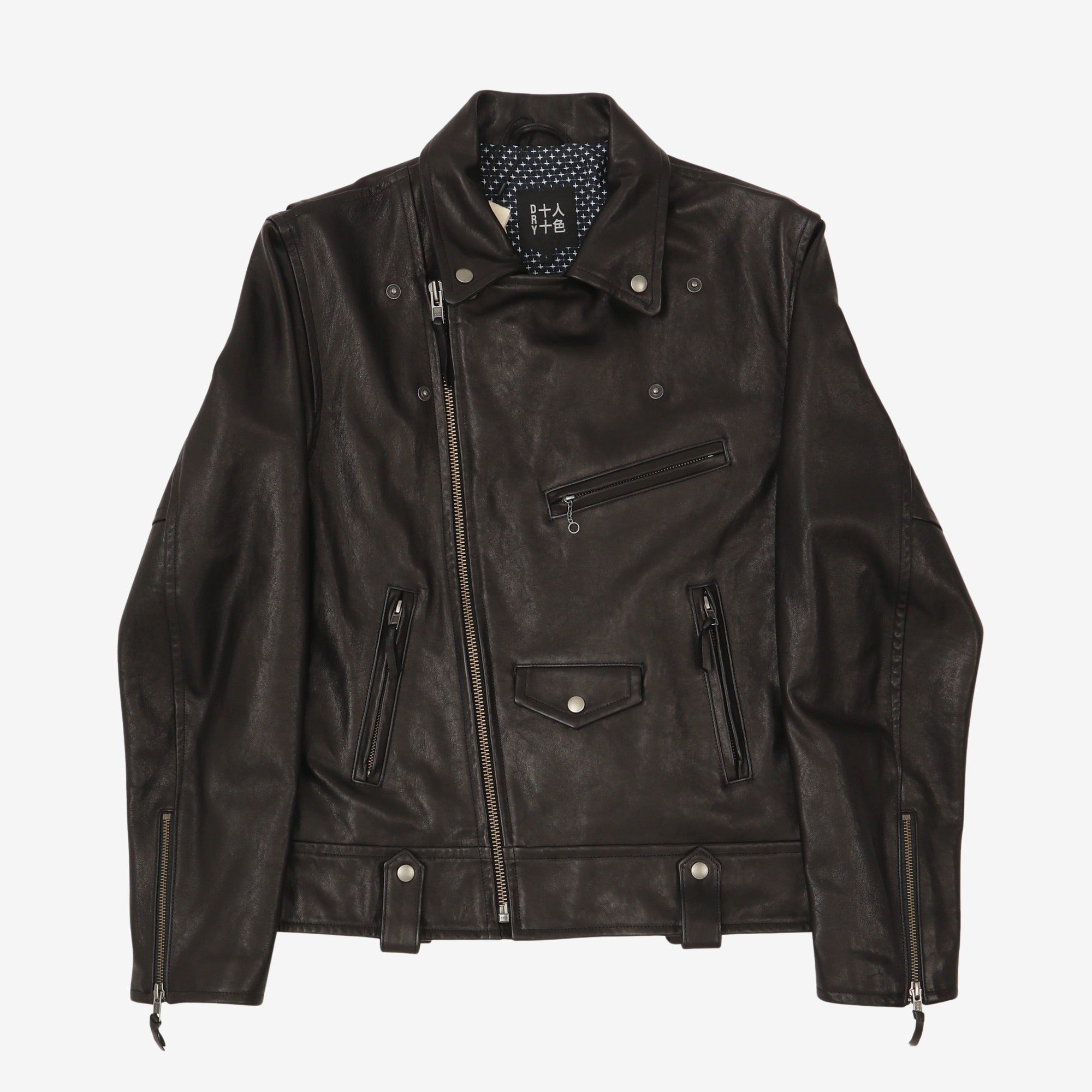 Lamb Leather Biker Jacket