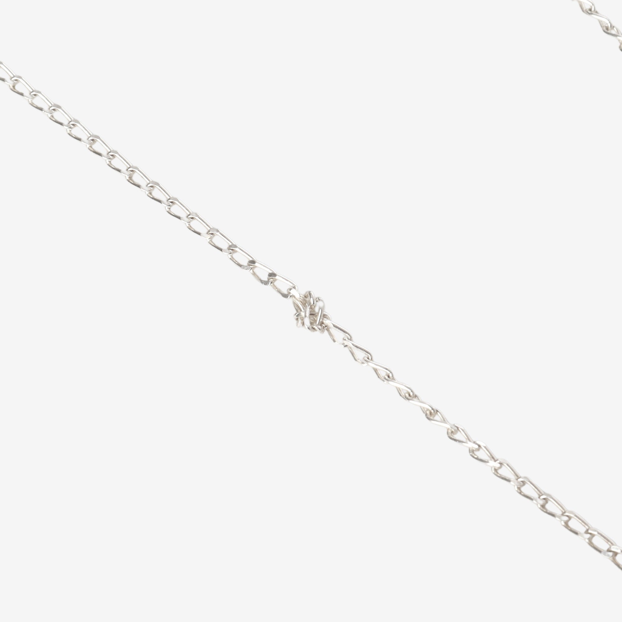 Broken Coin Sterling Silver Necklace