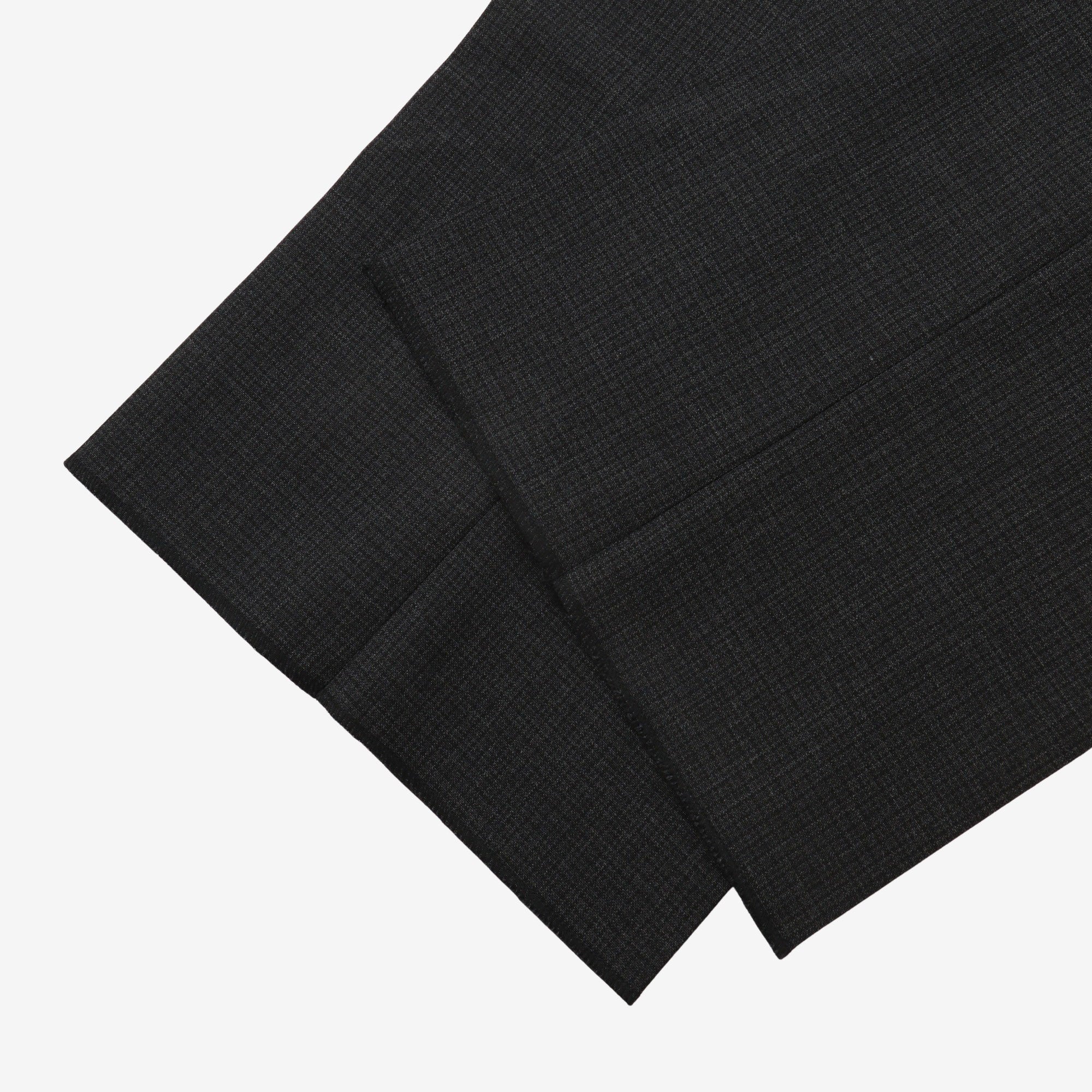 Pleated Check Trousers