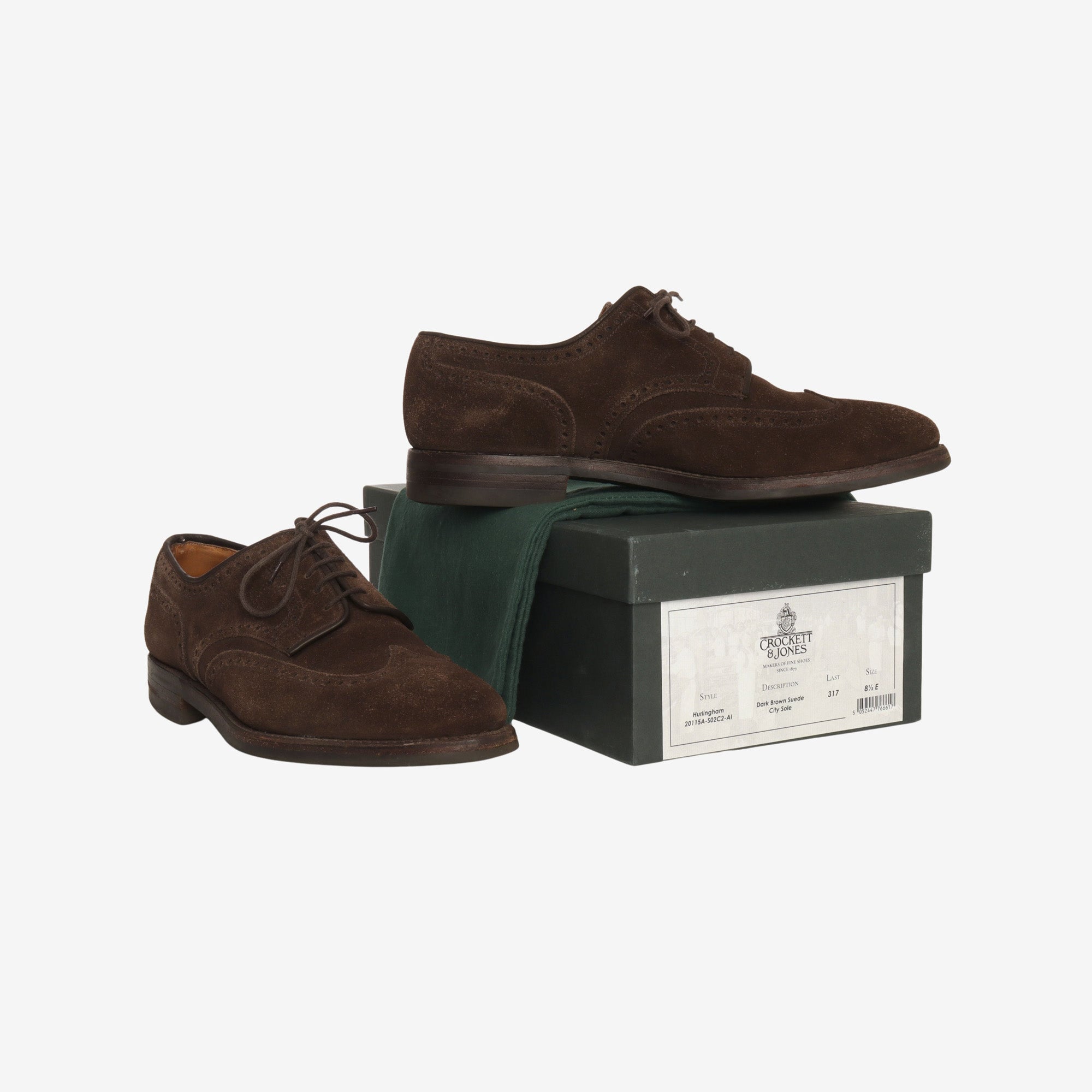 Pembroke Suede Brogue