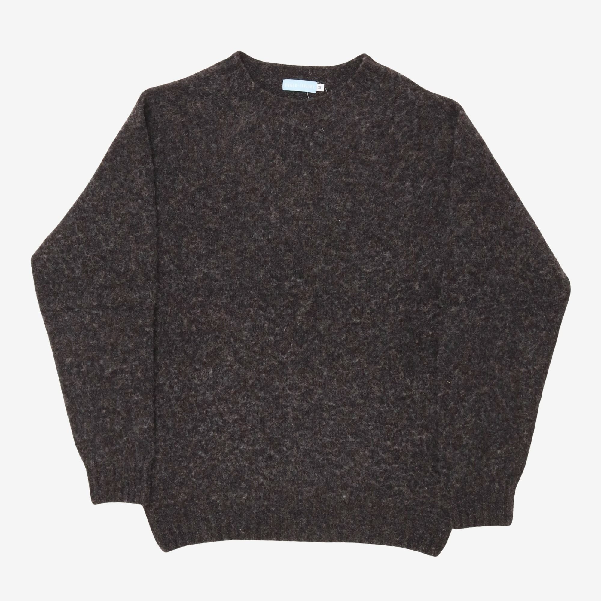Crewneck Shetland Sweater