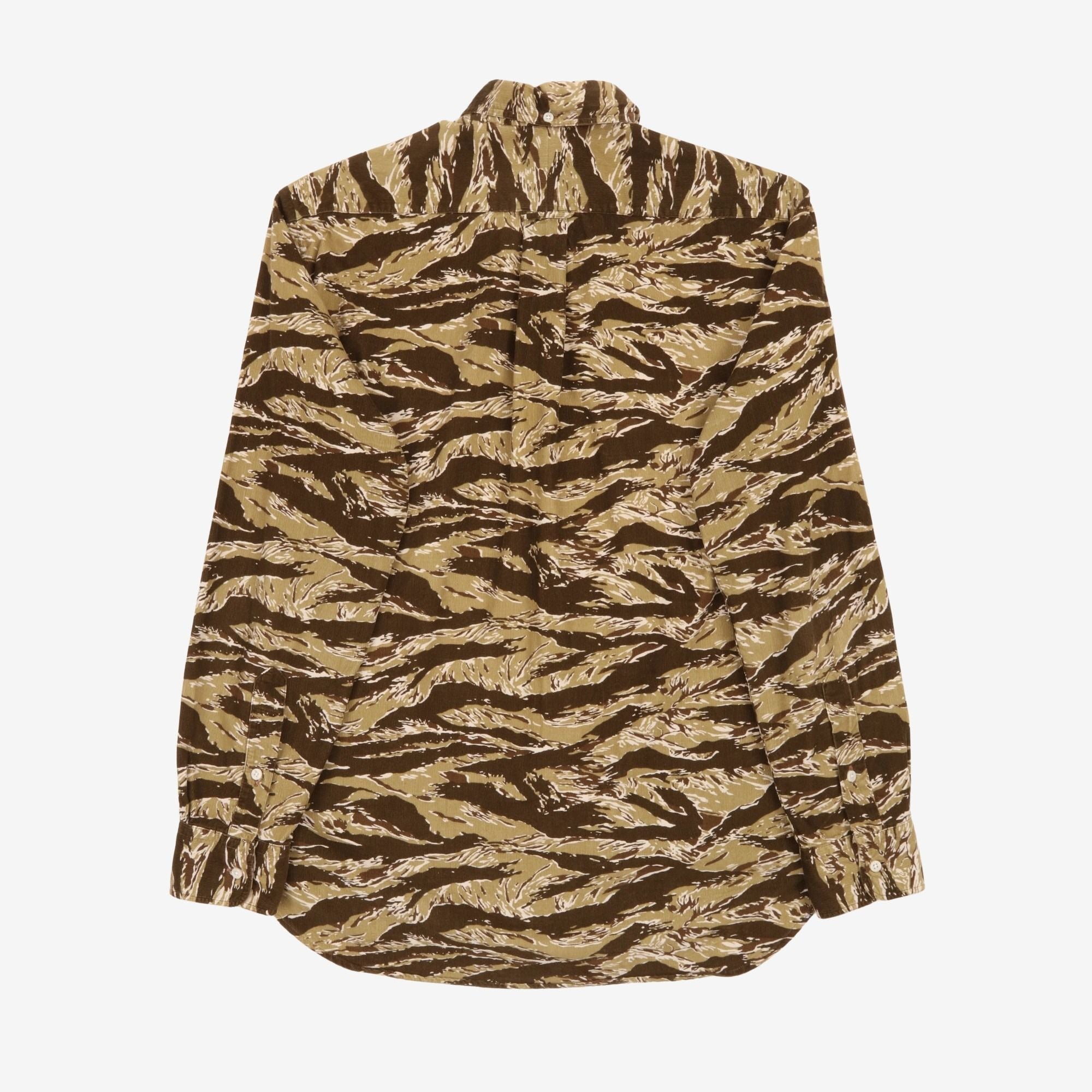 Corduroy Tiger Camo BD Shirt