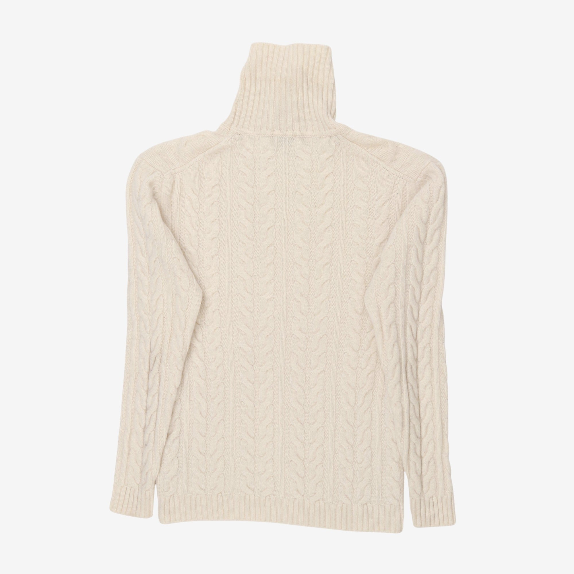 Turtleneck Cable Knit Sweater