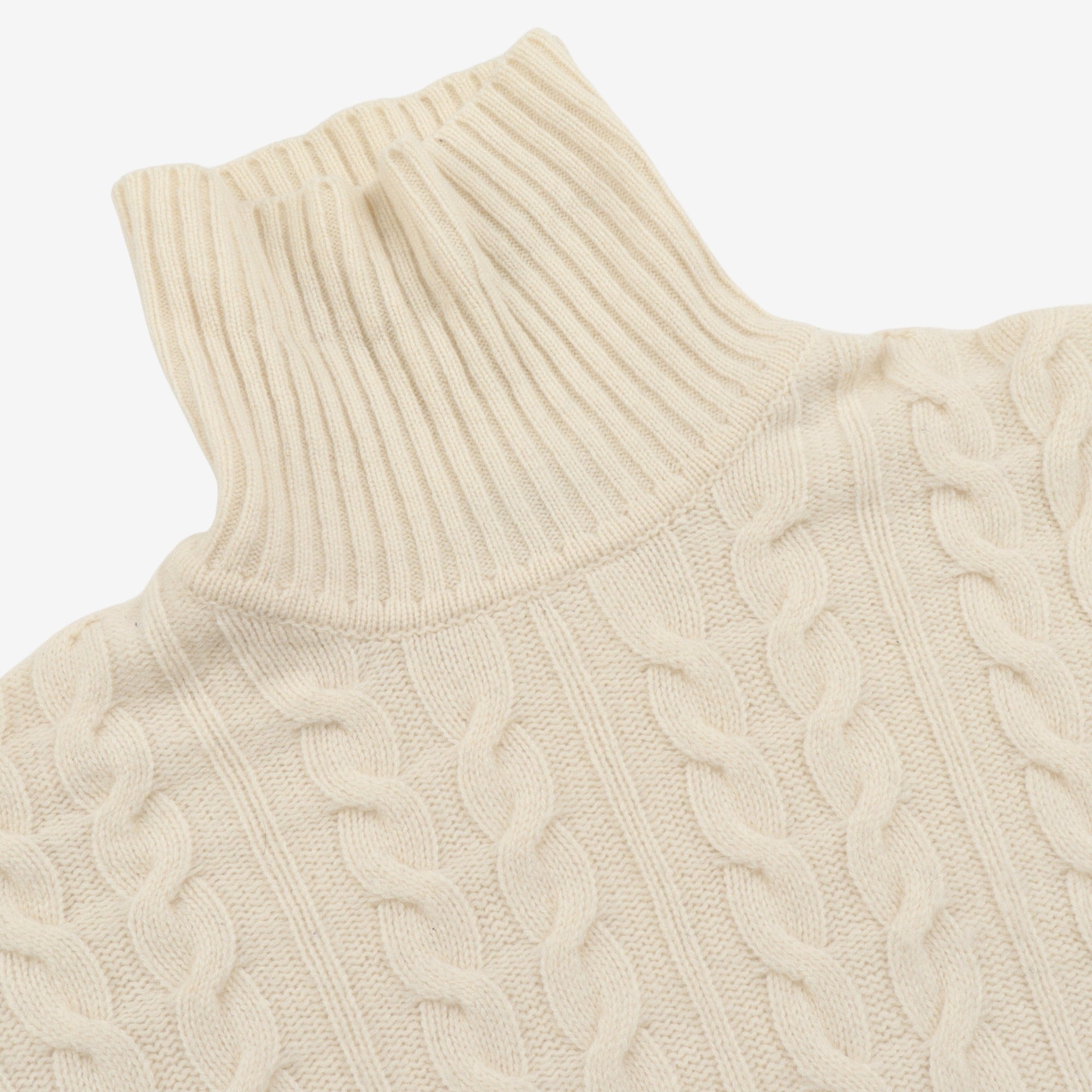 Turtleneck Cable Knit Sweater