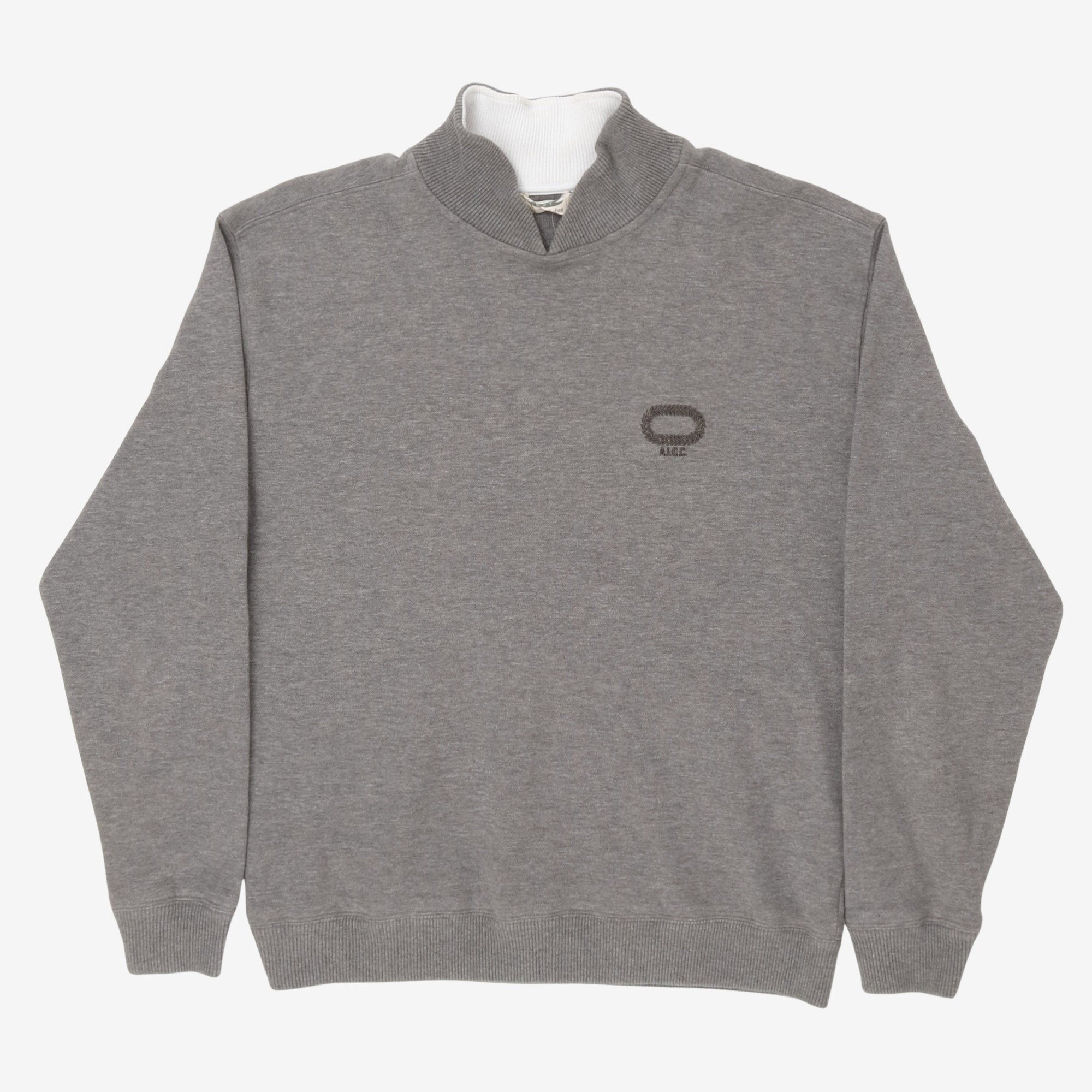 Split Neck Sweatshirt