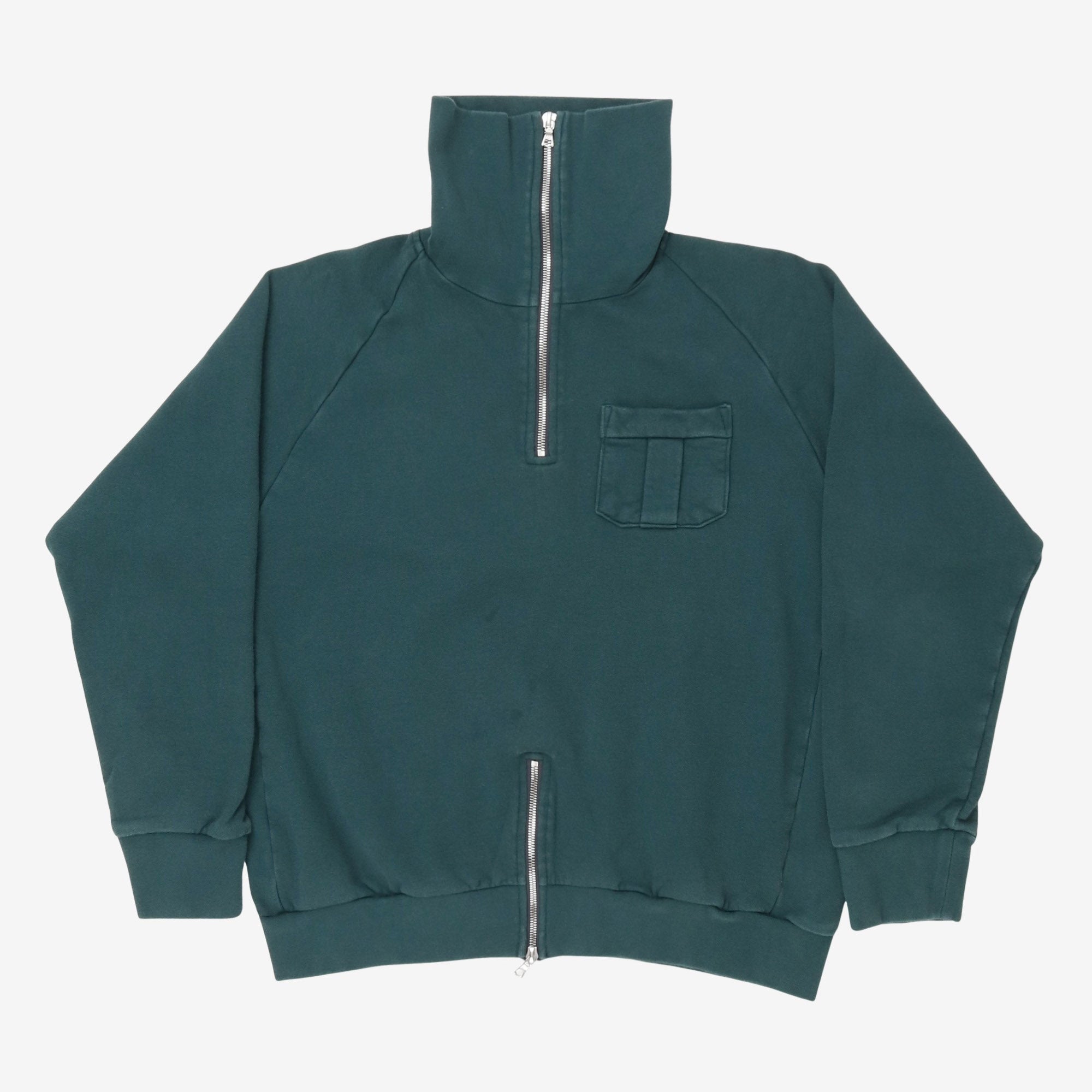 Military Zip Sweatshirt
