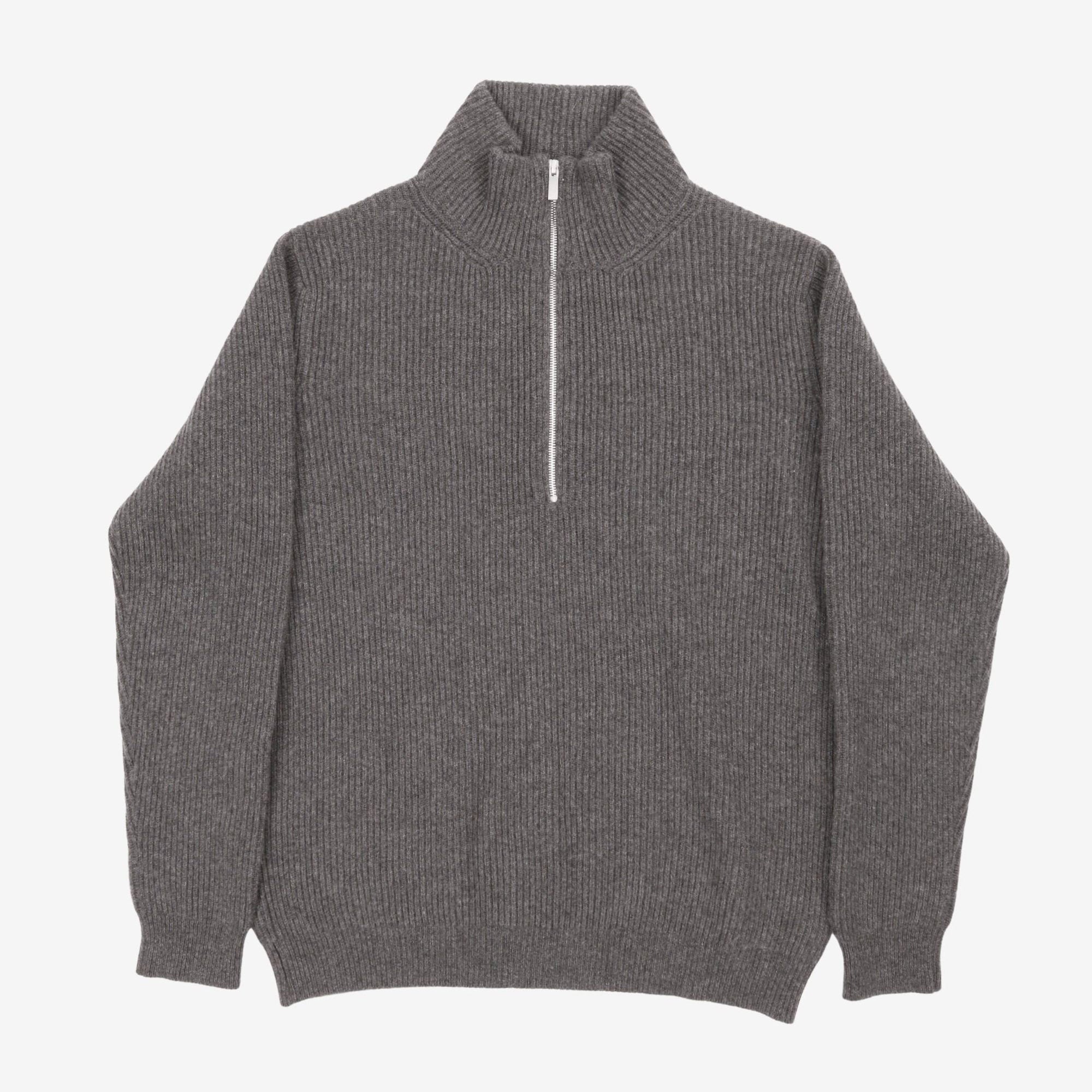 Cashmere Alpine Half Zip Sweater
