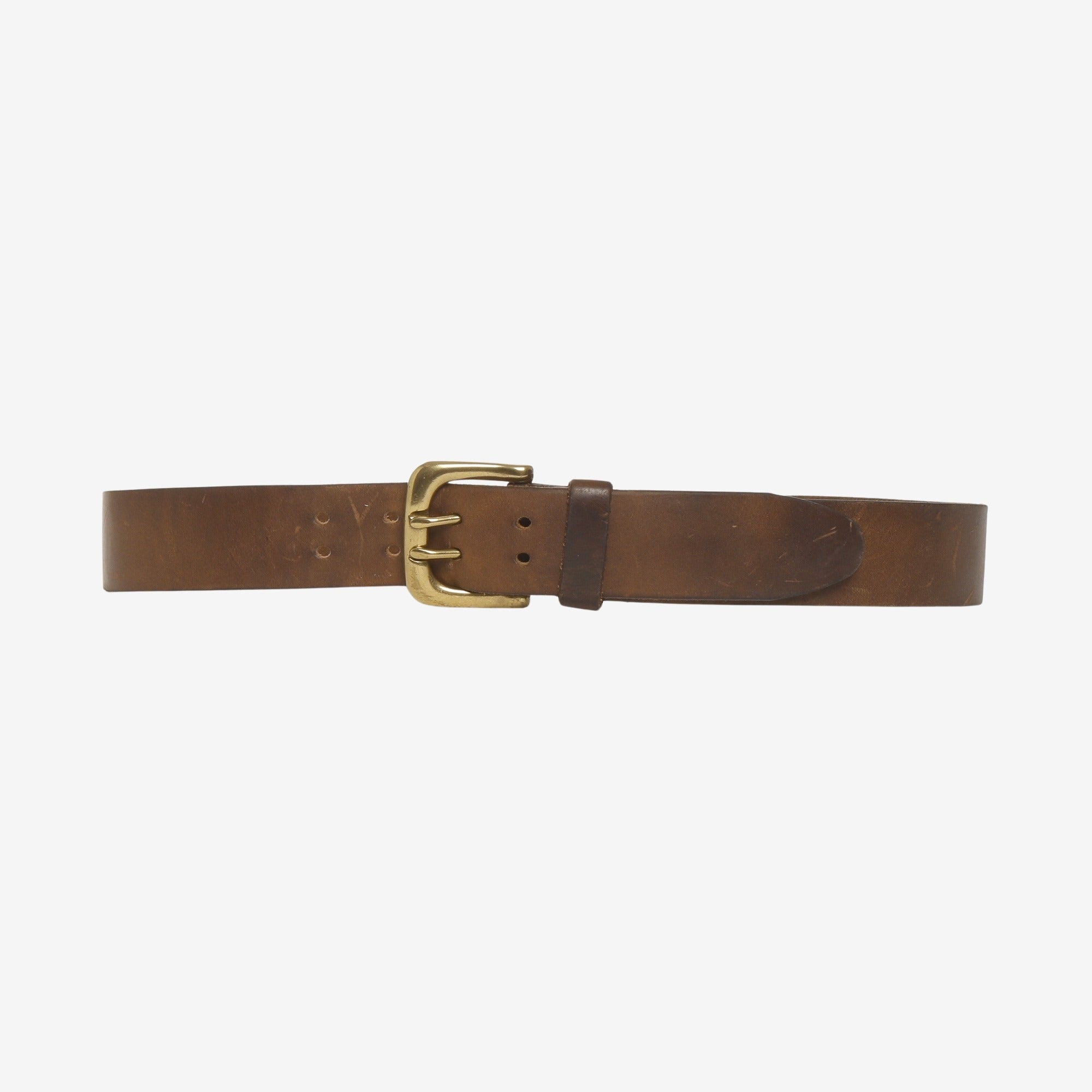 2 Pronged Leather Belt