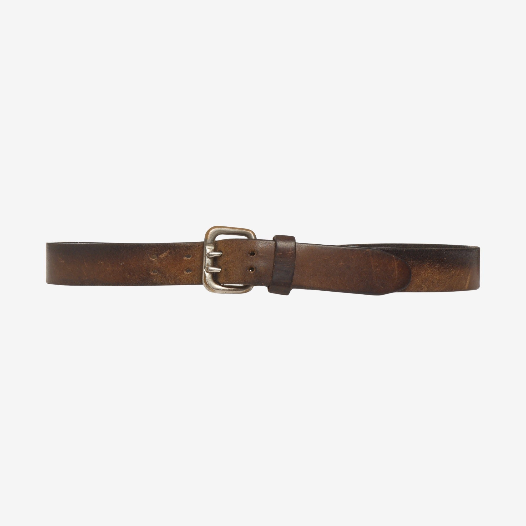 2 Pronged Leather Belt