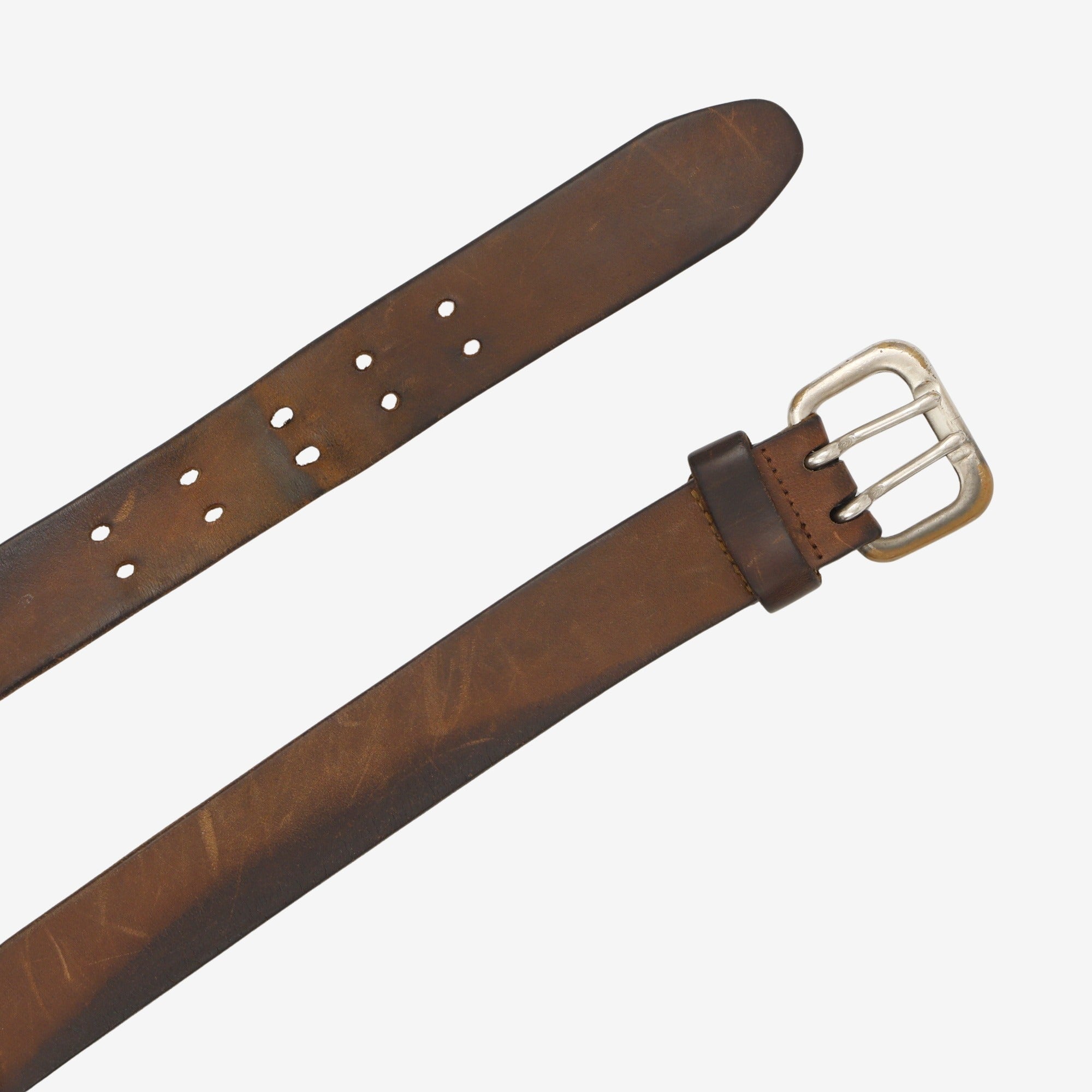 2 Pronged Leather Belt