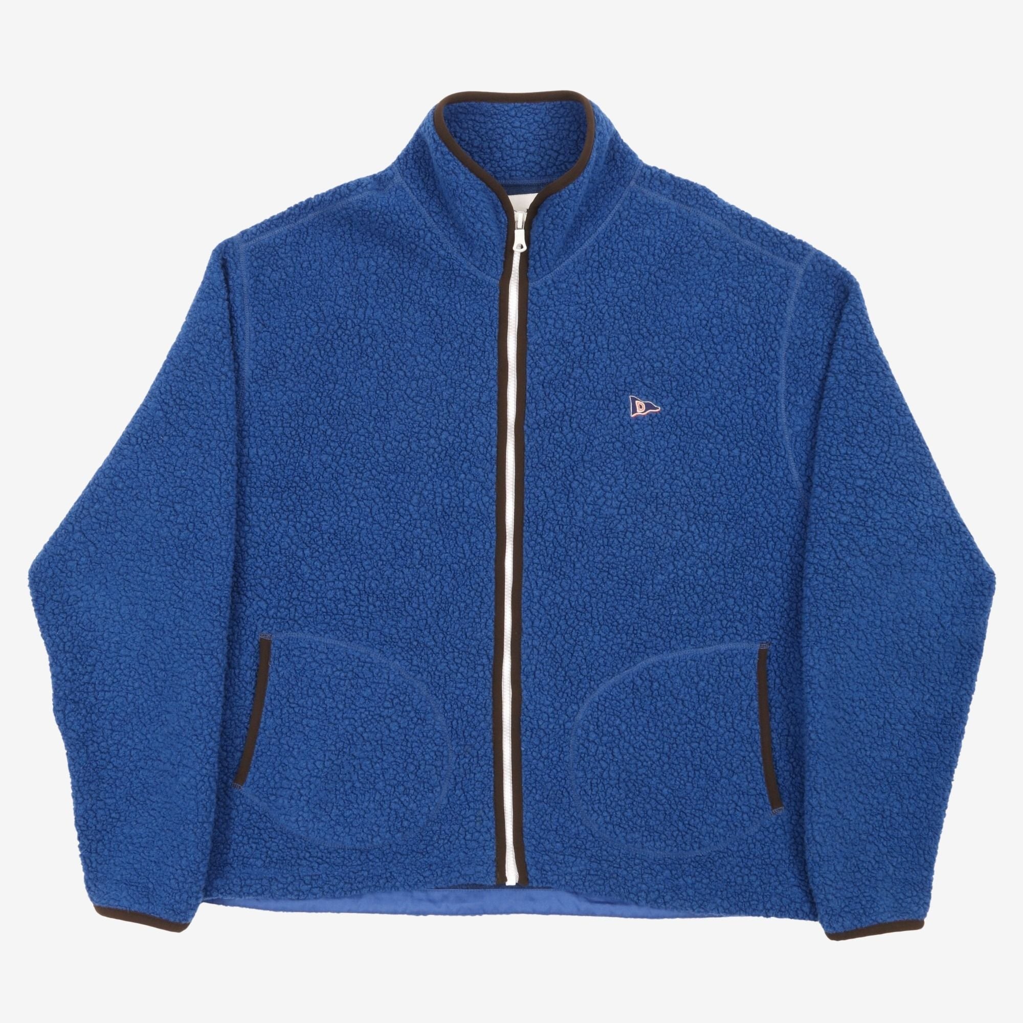 Boucle Wool Zip Fleece Jacket