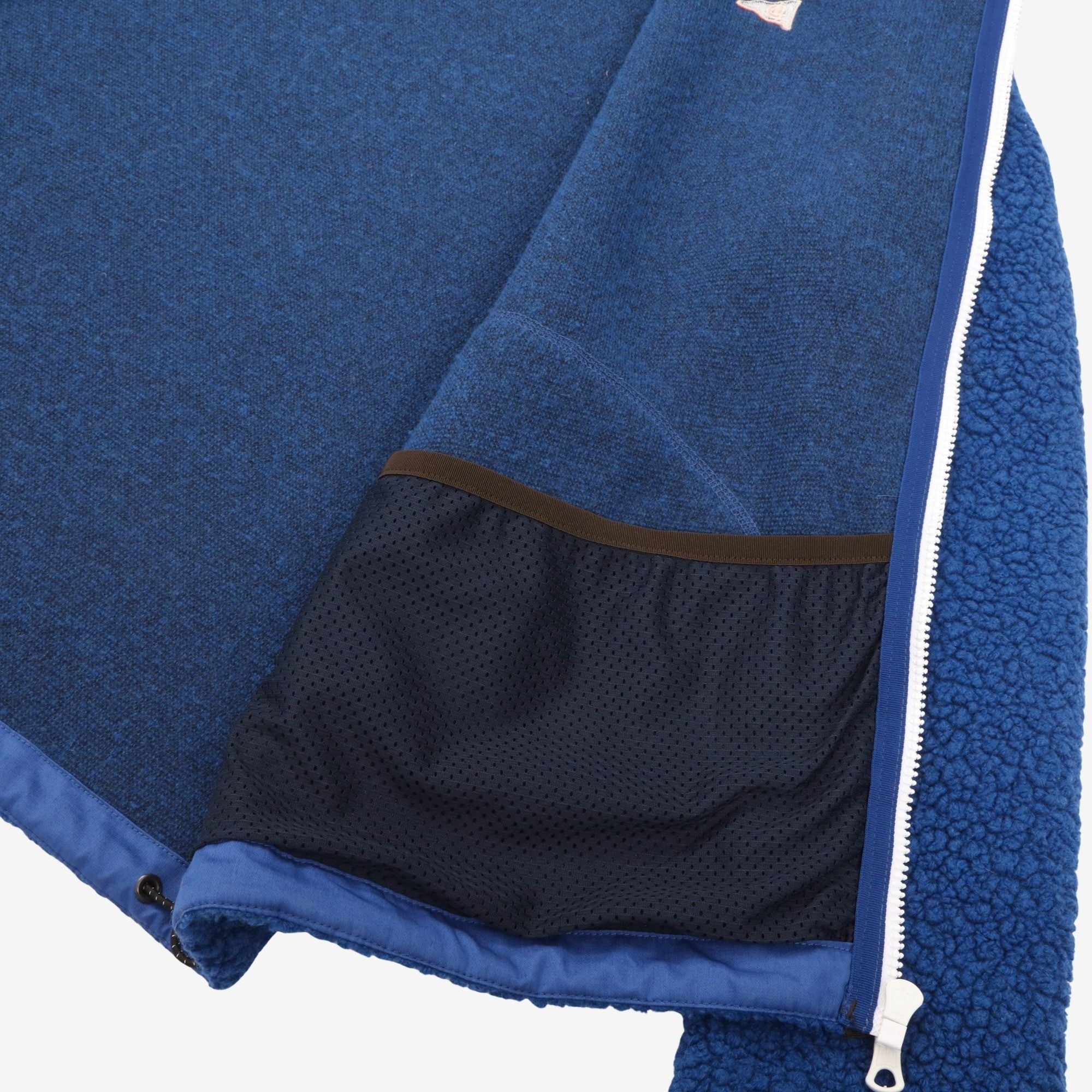 Boucle Wool Zip Fleece Jacket